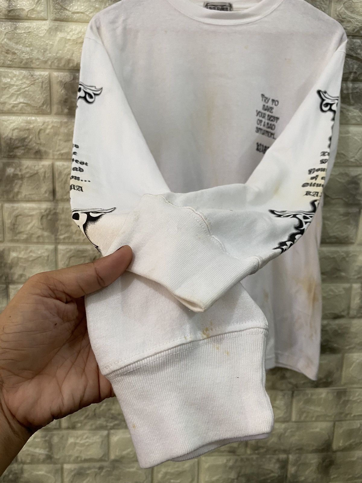 Japanese Brand Streetwear Shirt Karma Brand Size US M / EU 48-50 / 2 - 7 Thumbnail