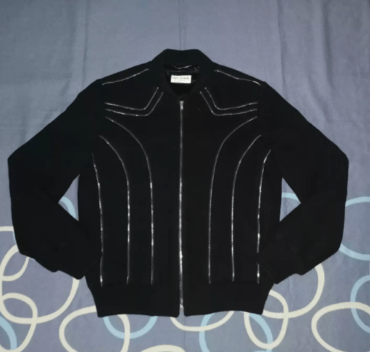 Saint Laurent Paris Saint Laurent Woolen Zip Jacket Size 50 Size US M / EU 48-50 / 2 - 1 Thumbnail