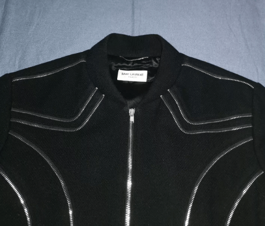 Saint Laurent Paris Saint Laurent Woolen Zip Jacket Size 50 Size US M / EU 48-50 / 2 - 3 Thumbnail