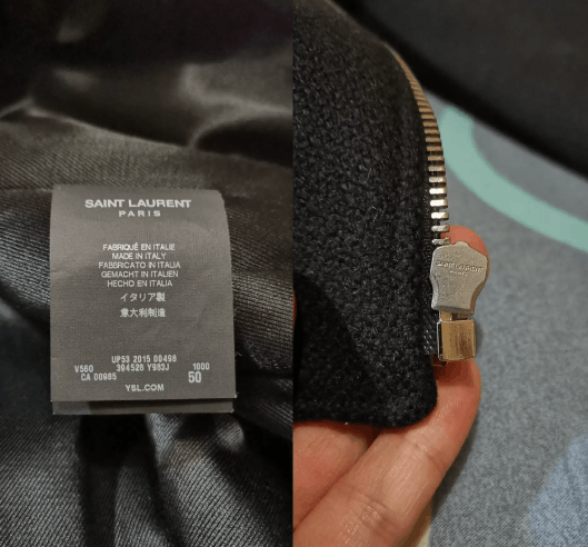 Saint Laurent Paris Saint Laurent Woolen Zip Jacket Size 50 Size US M / EU 48-50 / 2 - 7 Thumbnail