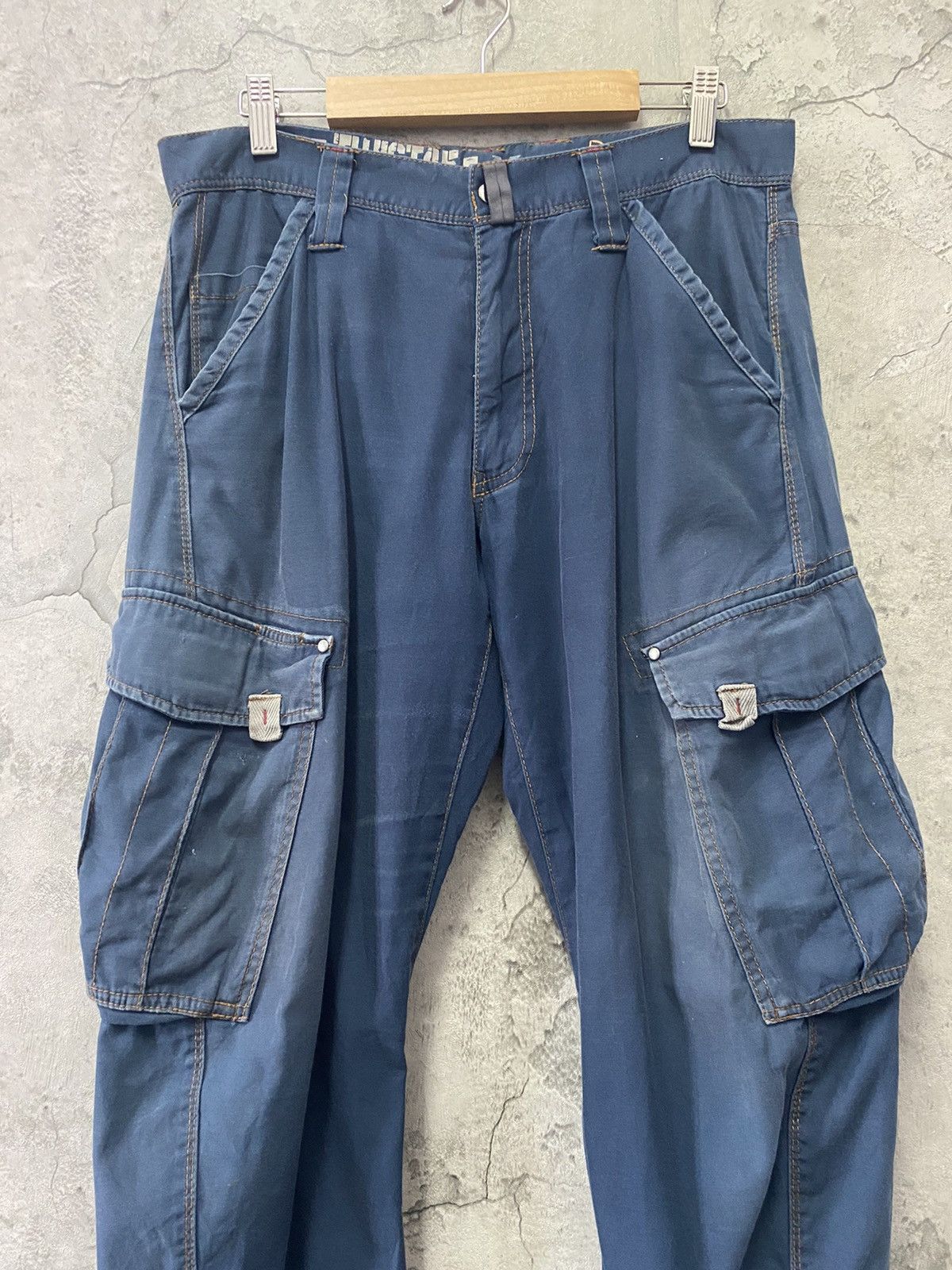 Japanese Brand Vintage Twist46 Xebec Cargo jogger Curve Seam Size US 32 / EU 48 - 4 Thumbnail