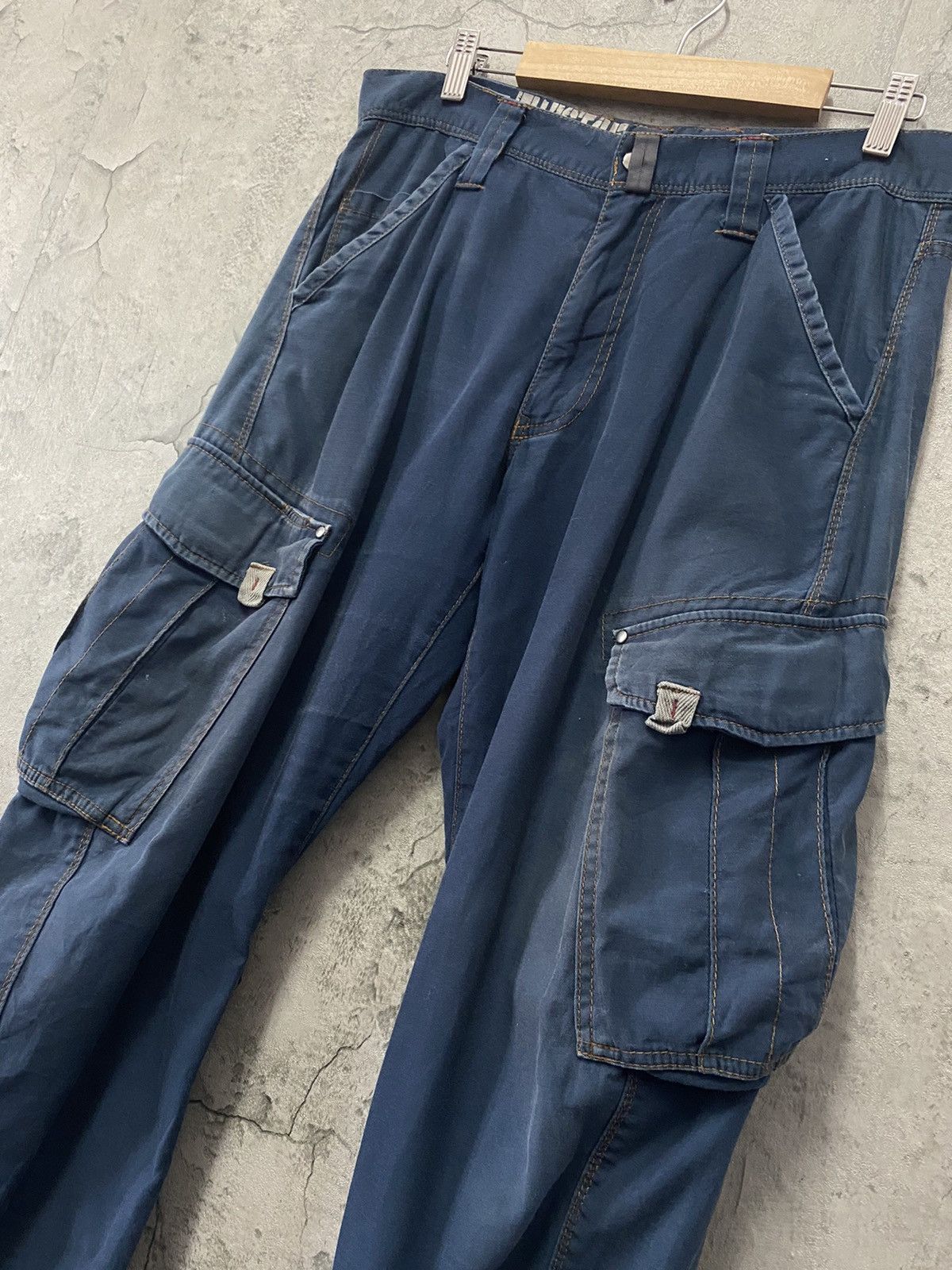 Japanese Brand Vintage Twist46 Xebec Cargo jogger Curve Seam Size US 32 / EU 48 - 7 Thumbnail