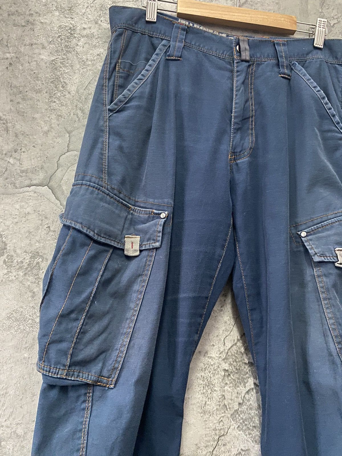 Japanese Brand Vintage Twist46 Xebec Cargo jogger Curve Seam Size US 32 / EU 48 - 6 Thumbnail