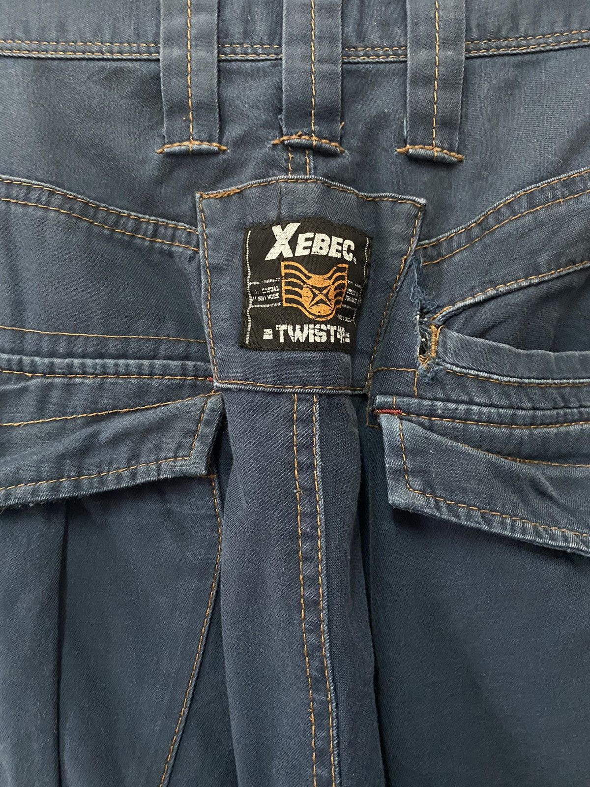 Japanese Brand Vintage Twist46 Xebec Cargo jogger Curve Seam Size US 32 / EU 48 - 13 Thumbnail