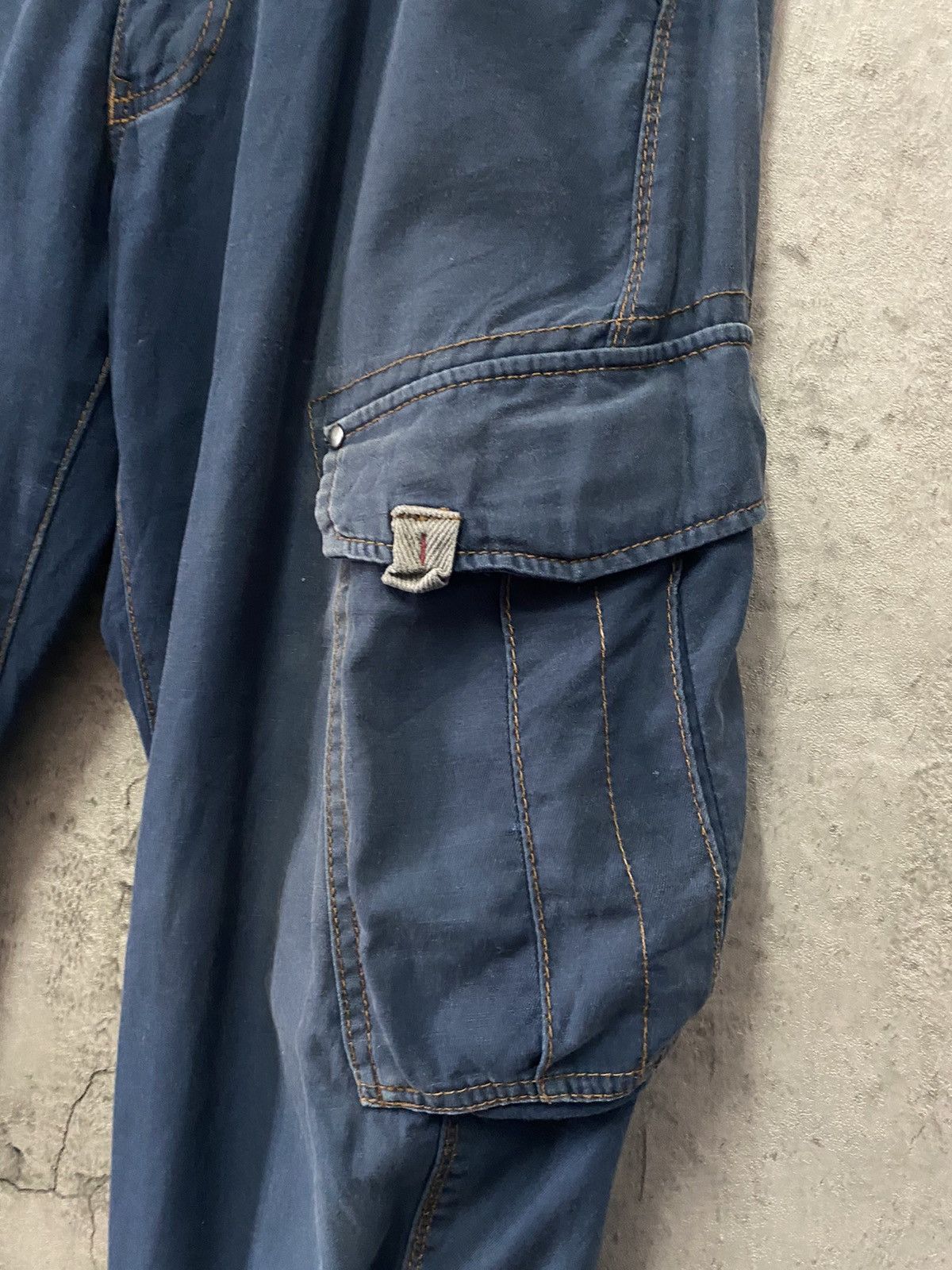 Japanese Brand Vintage Twist46 Xebec Cargo jogger Curve Seam Size US 32 / EU 48 - 9 Thumbnail