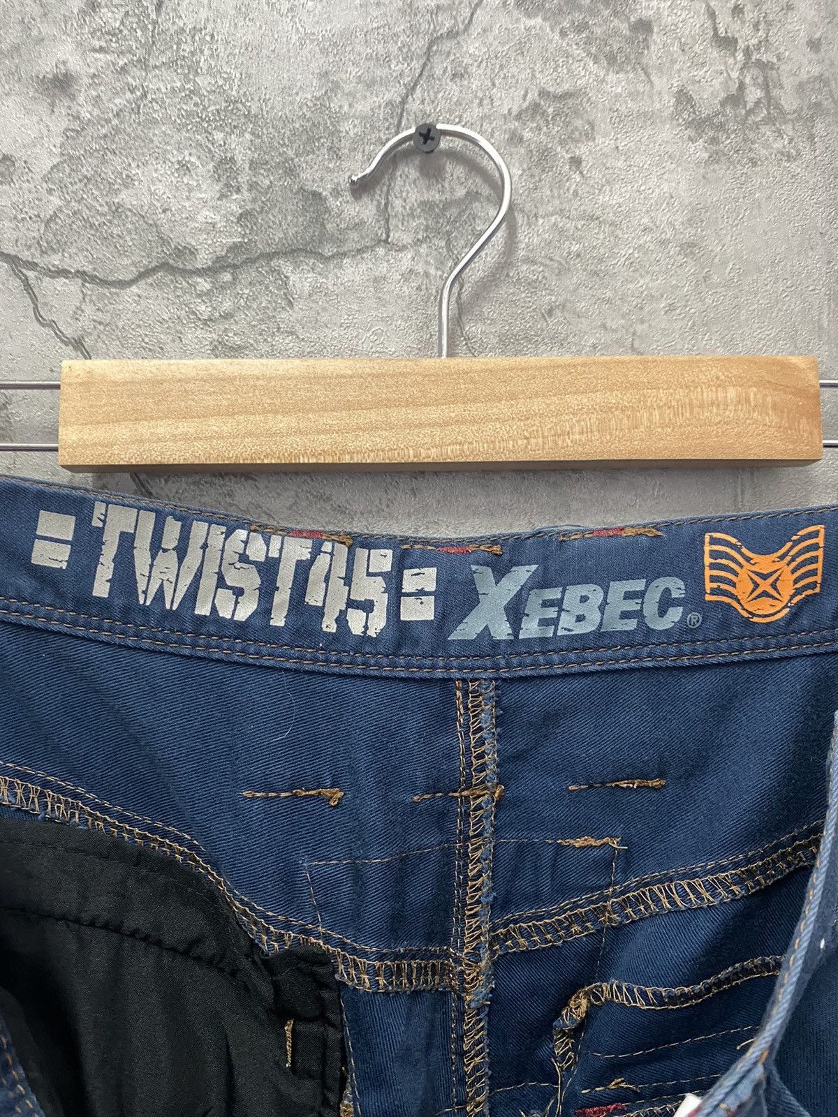 Japanese Brand Vintage Twist46 Xebec Cargo jogger Curve Seam Size US 32 / EU 48 - 15 Thumbnail