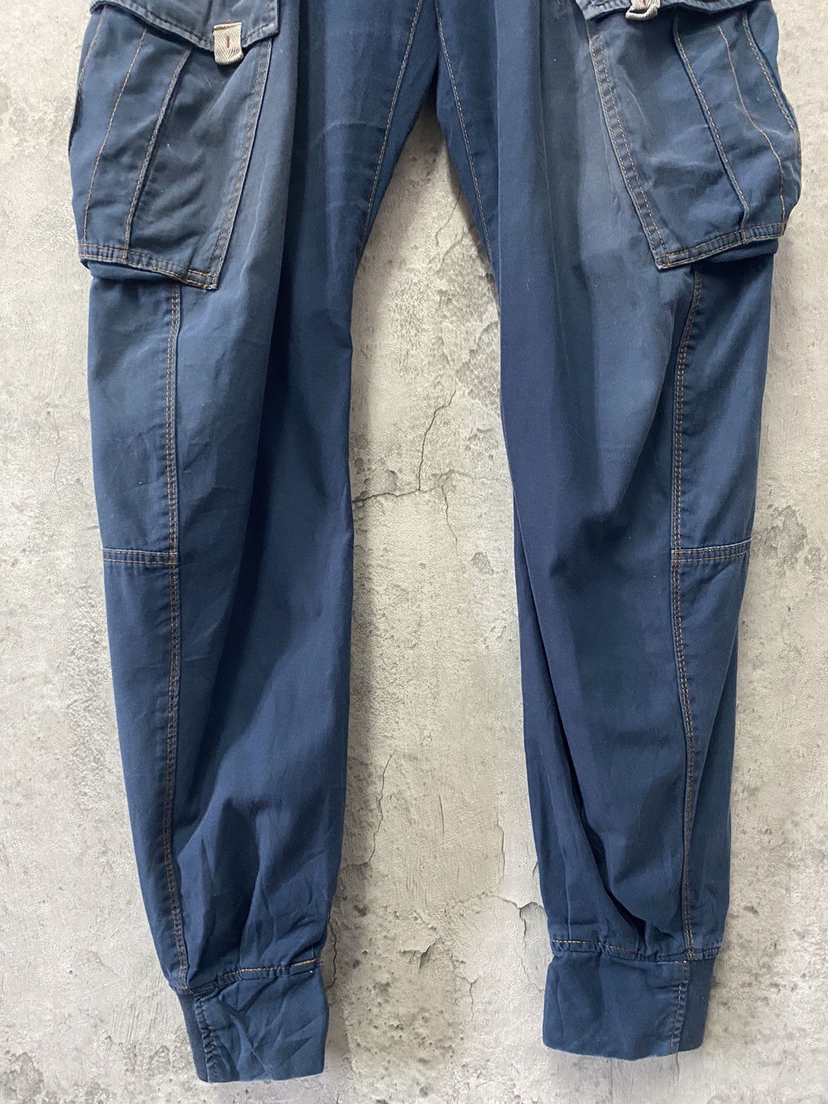 Japanese Brand Vintage Twist46 Xebec Cargo jogger Curve Seam Size US 32 / EU 48 - 5 Thumbnail