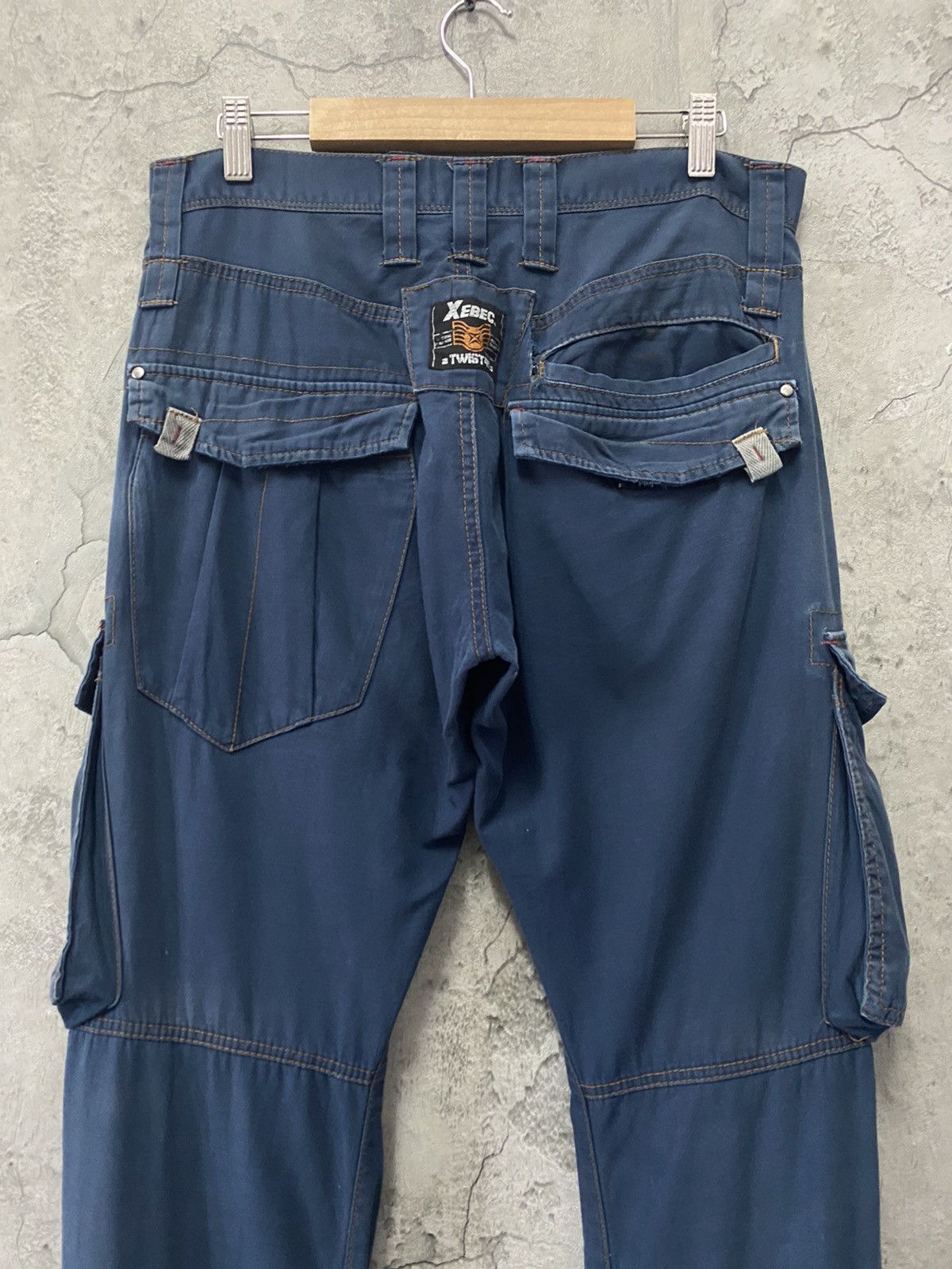 Japanese Brand Vintage Twist46 Xebec Cargo jogger Curve Seam Size US 32 / EU 48 - 11 Thumbnail