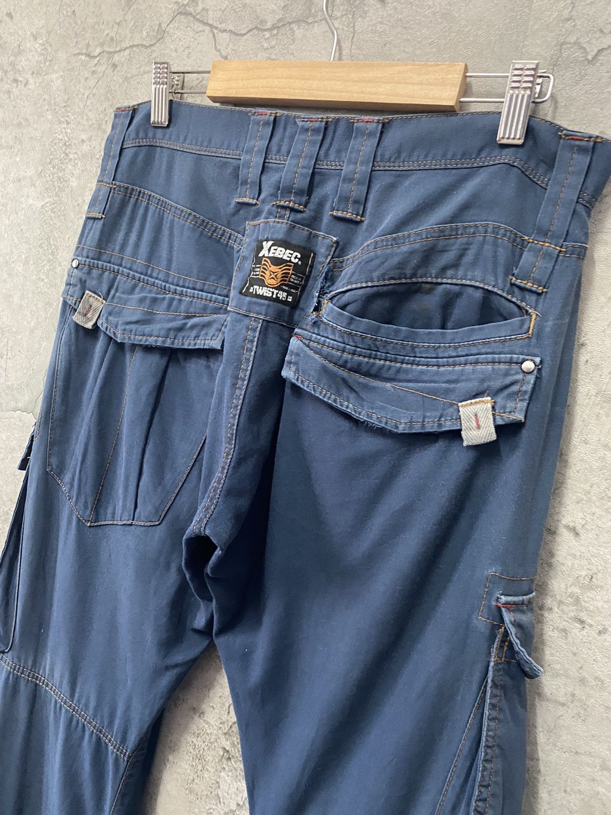 Japanese Brand Vintage Twist46 Xebec Cargo jogger Curve Seam Size US 32 / EU 48 - 14 Thumbnail