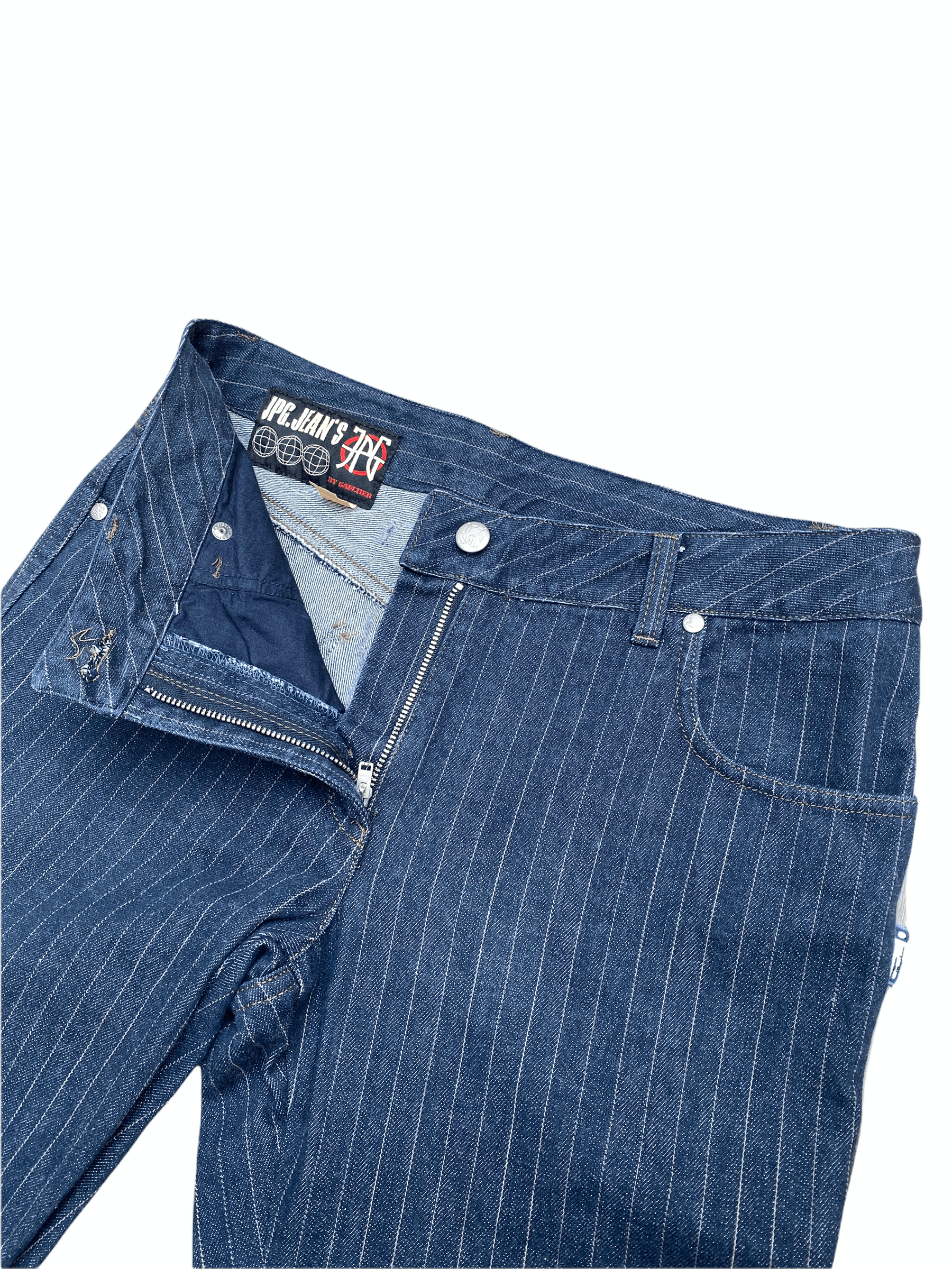Jean Paul Gaultier JPG Vintage Cropped fringed jeans Size US 28 / EU 44 - 3 Thumbnail