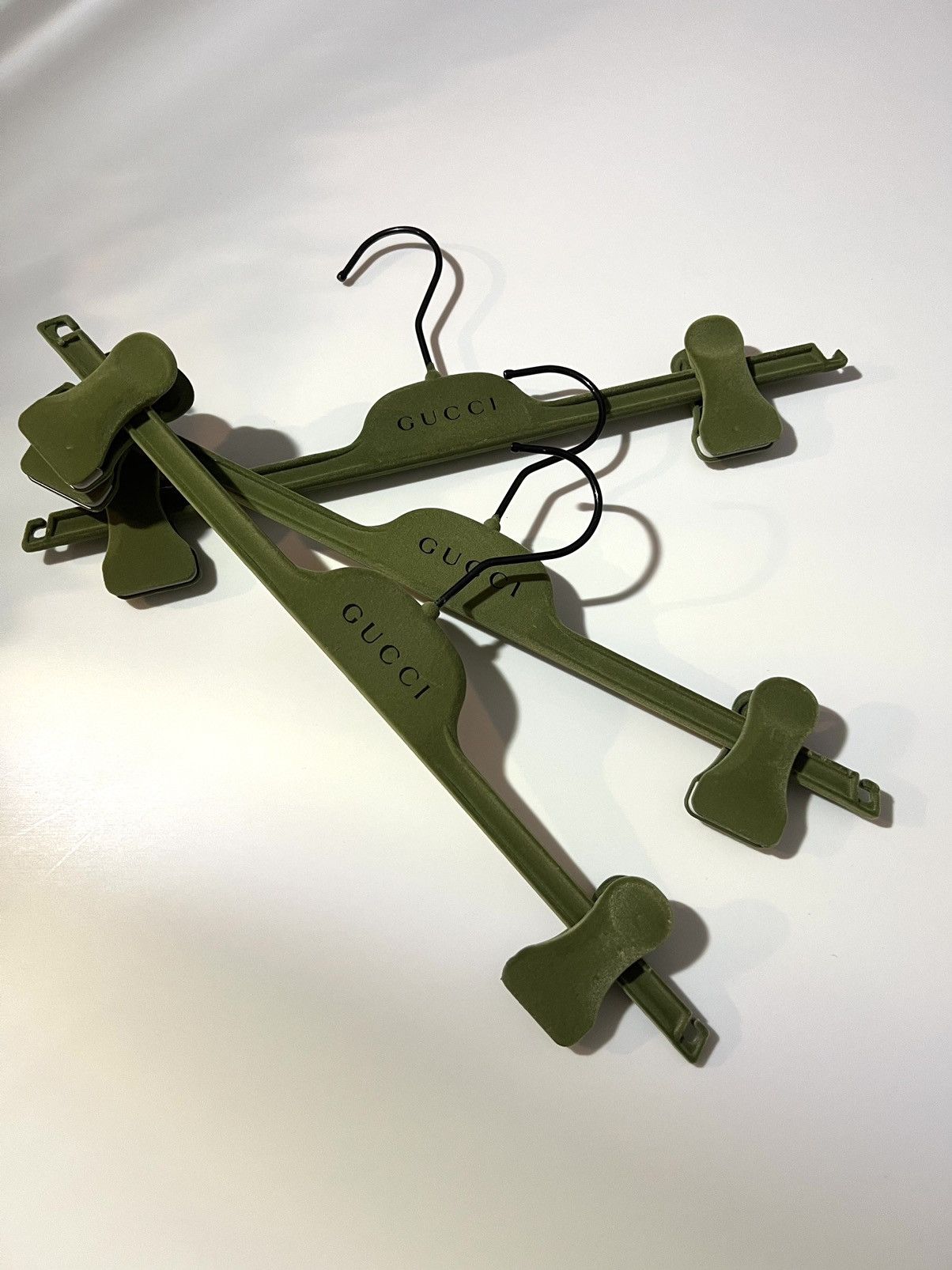 Gucci Gucci Green Velvet Hangers Bottoms Size ONE SIZE - 4 Thumbnail