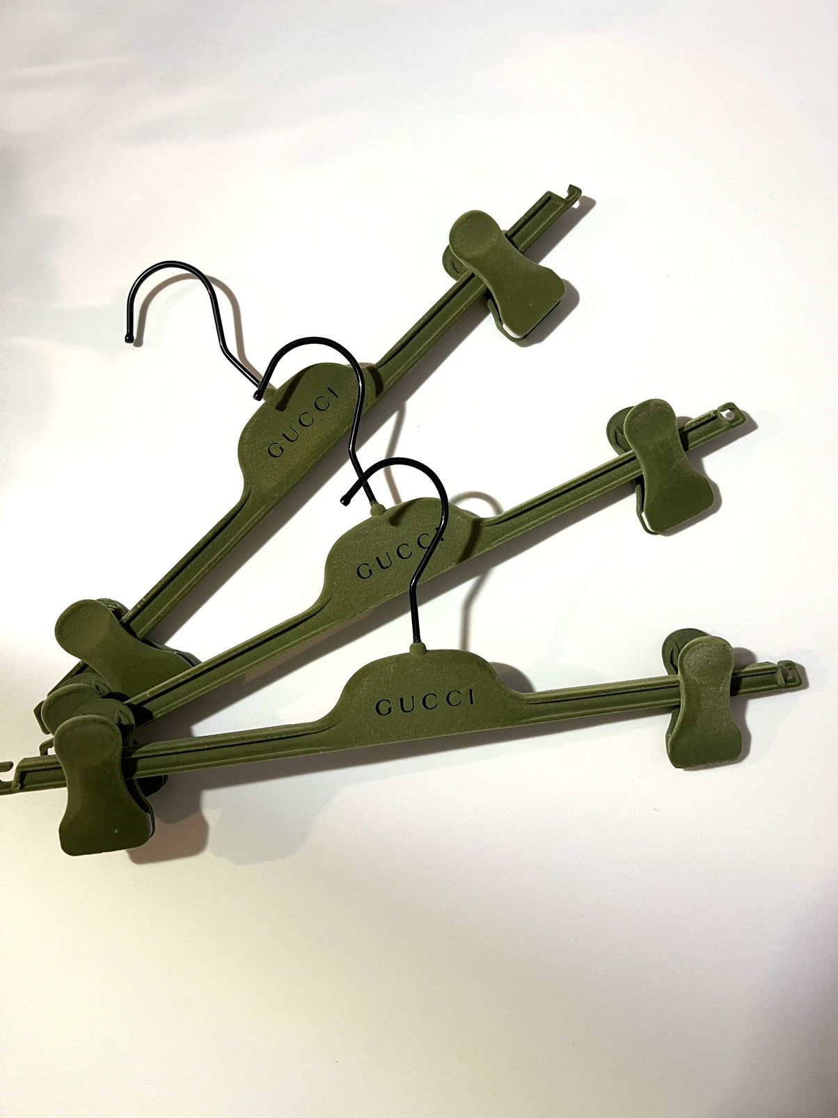 Gucci Green Velvet Hangers Bottoms