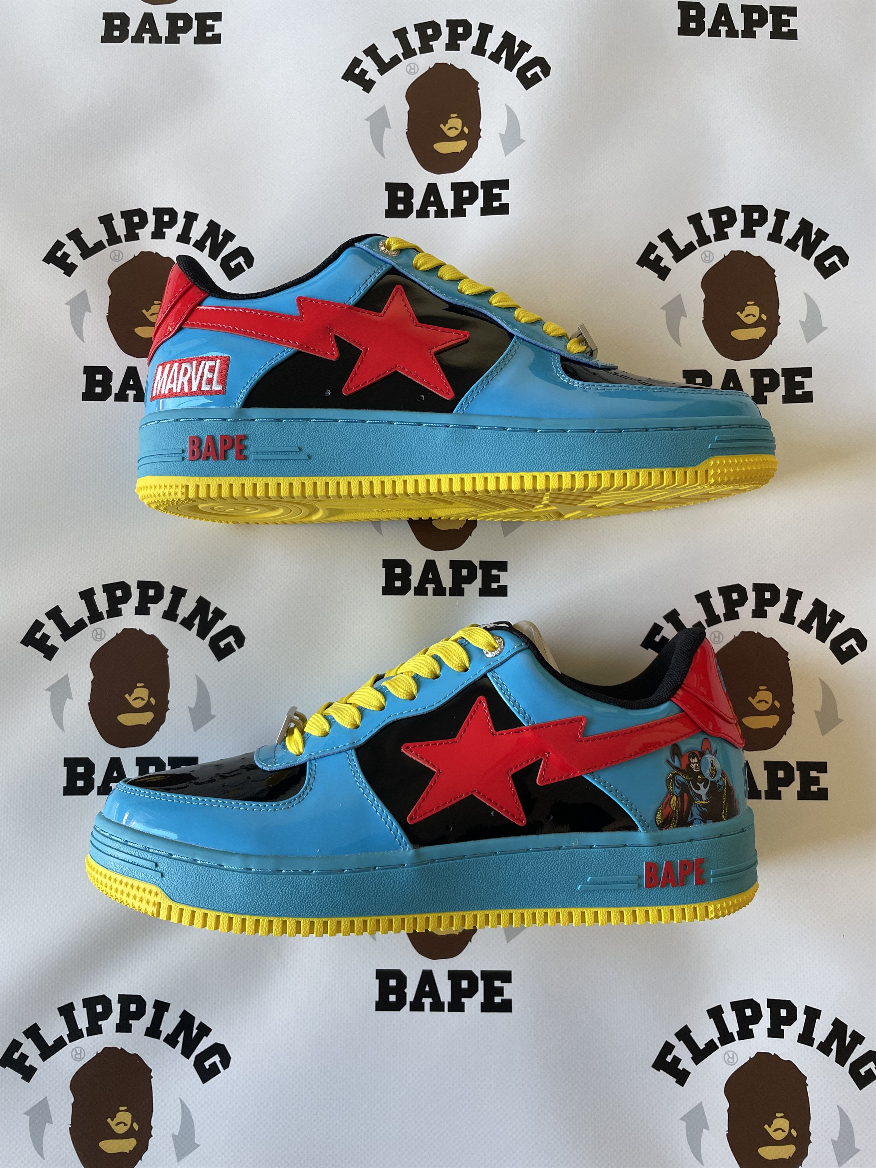Bape MARVEL BAPE STA DR STRANGE Size US 8.5 / EU 41-42 - 2 Thumbnail