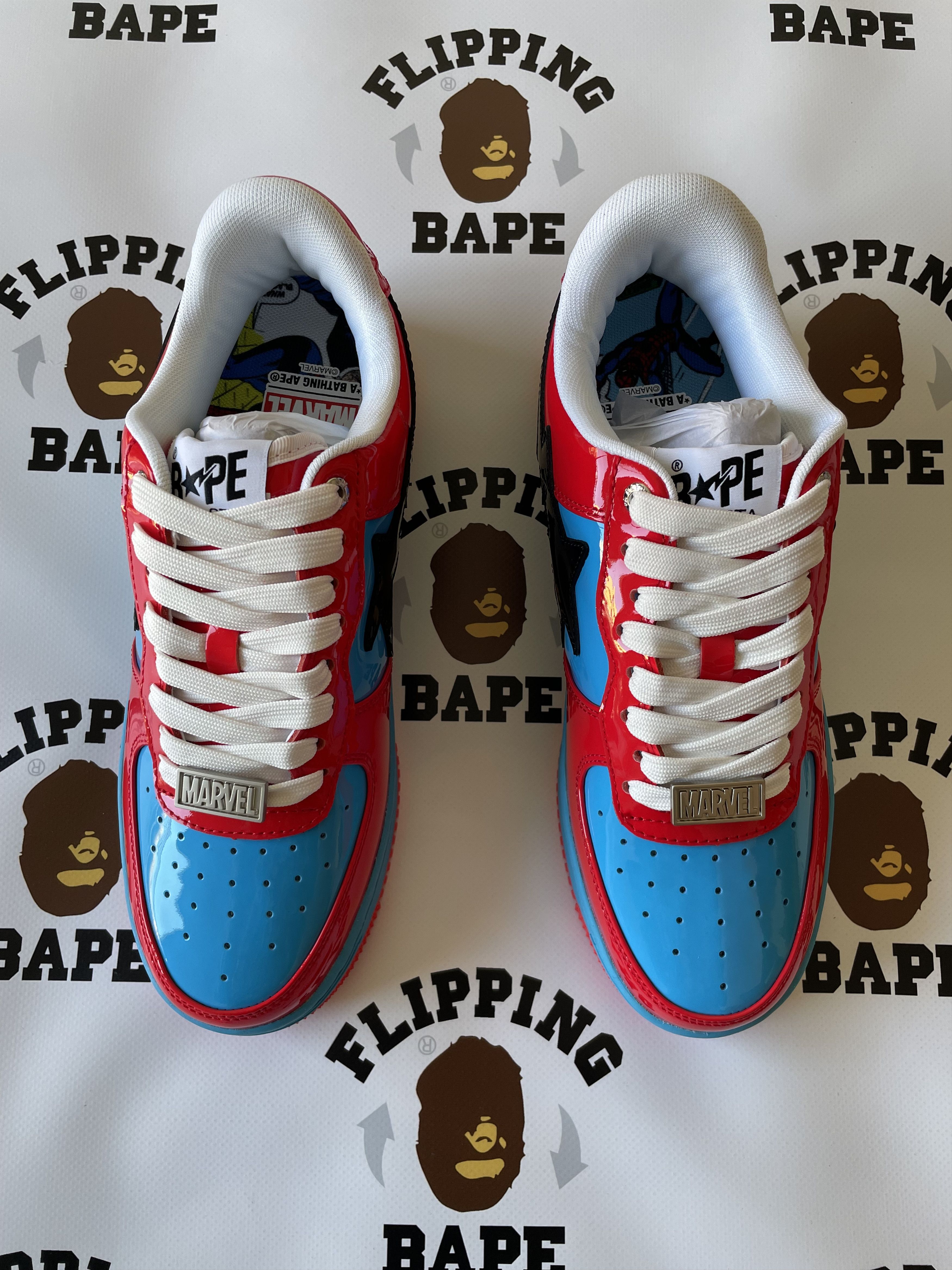 Bape MARVEL BAPE STA SPIDER MAN Size US 7 / EU 40 - 4 Thumbnail