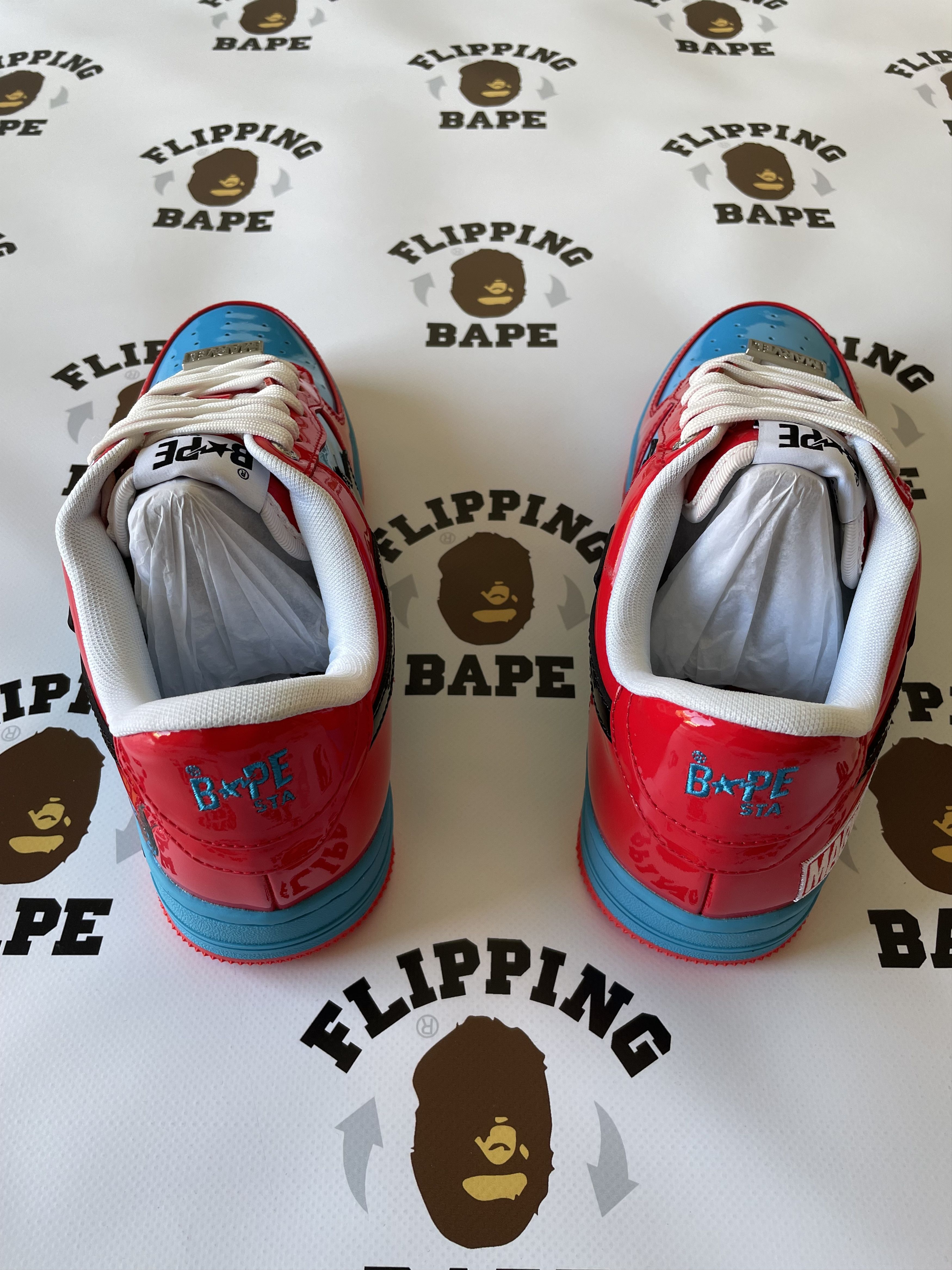 Bape MARVEL BAPE STA SPIDER MAN Size US 7 / EU 40 - 5 Thumbnail