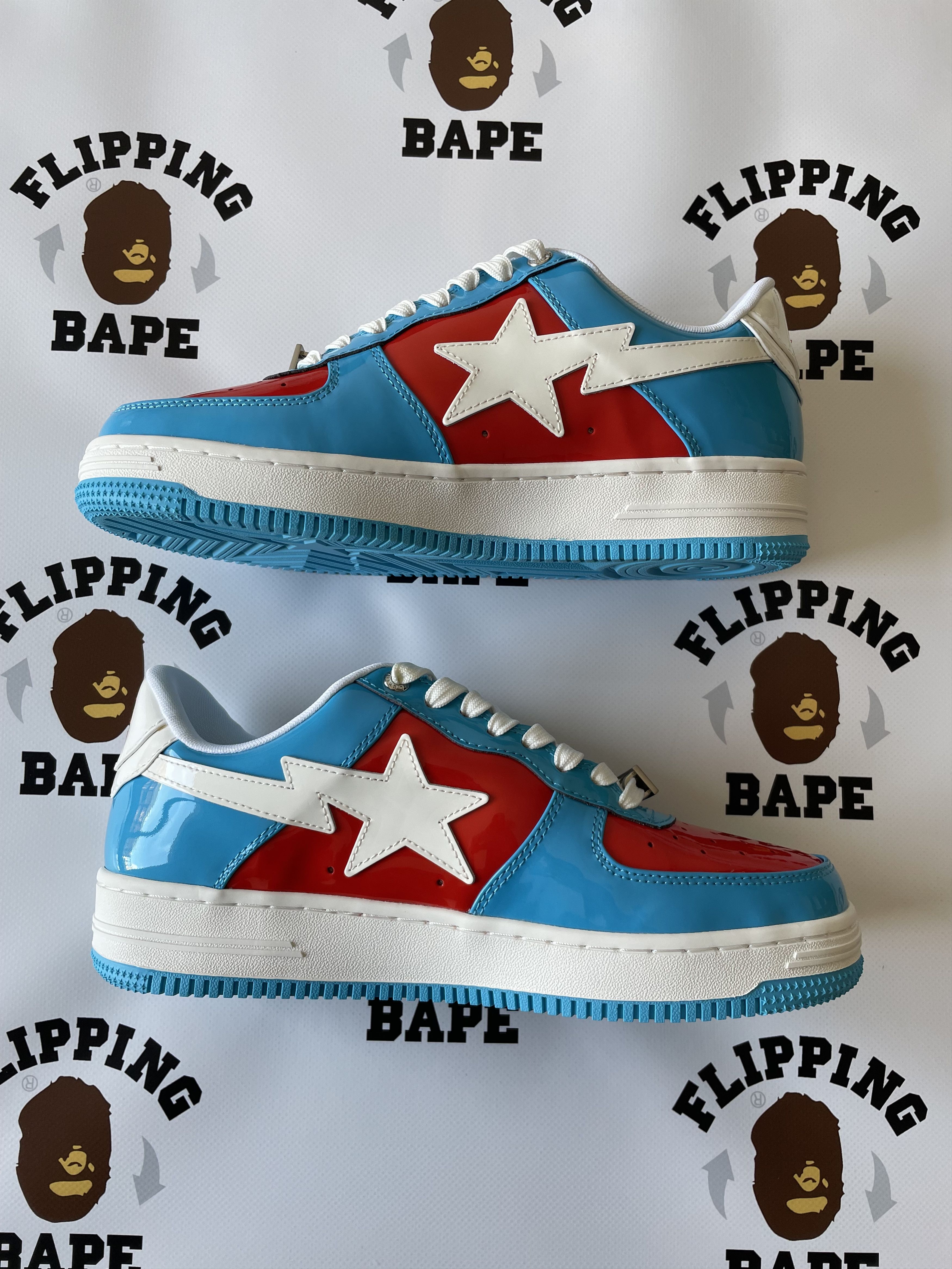 Bape MARVEL BAPE STA CAPTAIN AMERICA Size US 8.5 / EU 41-42 - 4 Thumbnail