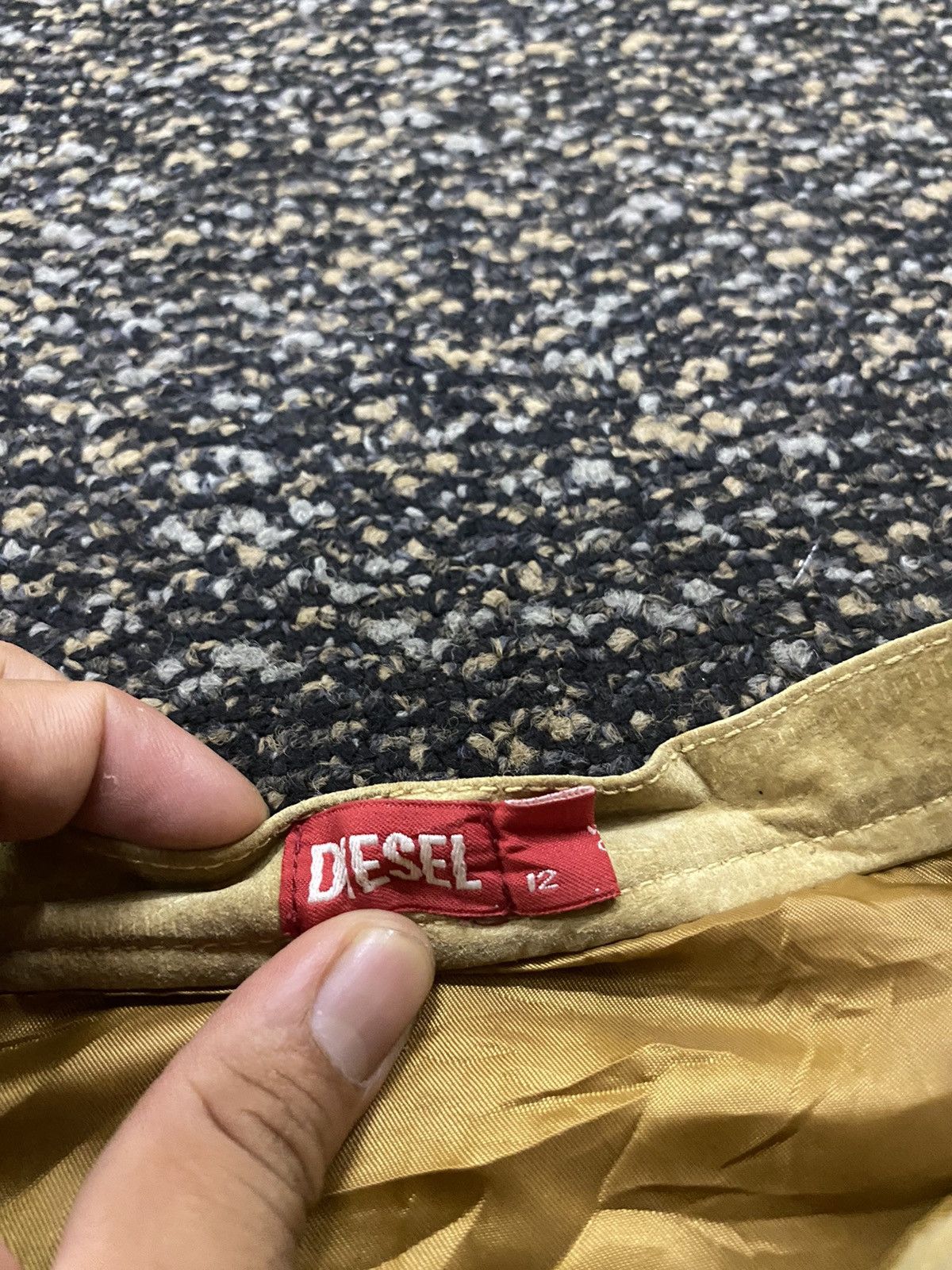 Designer Diesel Leather Sexy Skirt Size 24" / US 00 / IT 34 - 3 Thumbnail