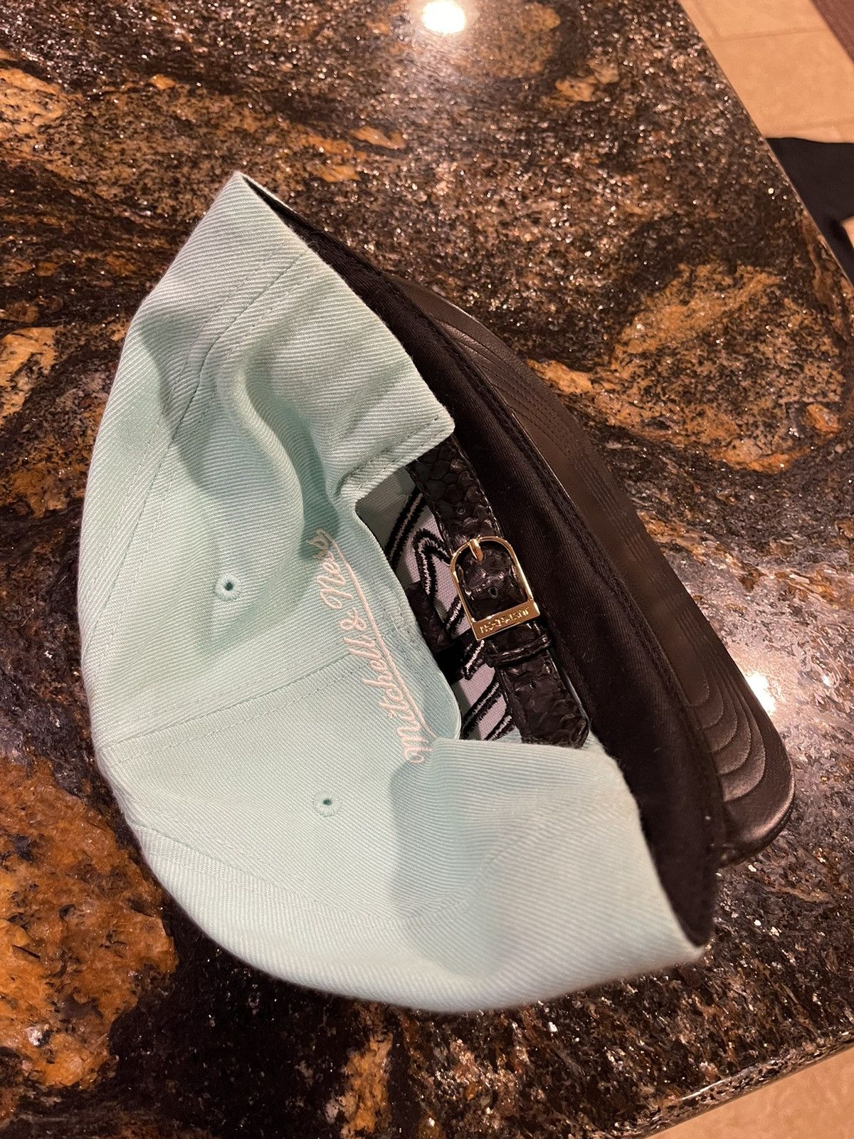Just Don Just Don x Mitchell & Ness Chicago Bulls Mint Green Hat Size ONE SIZE - 6 Thumbnail