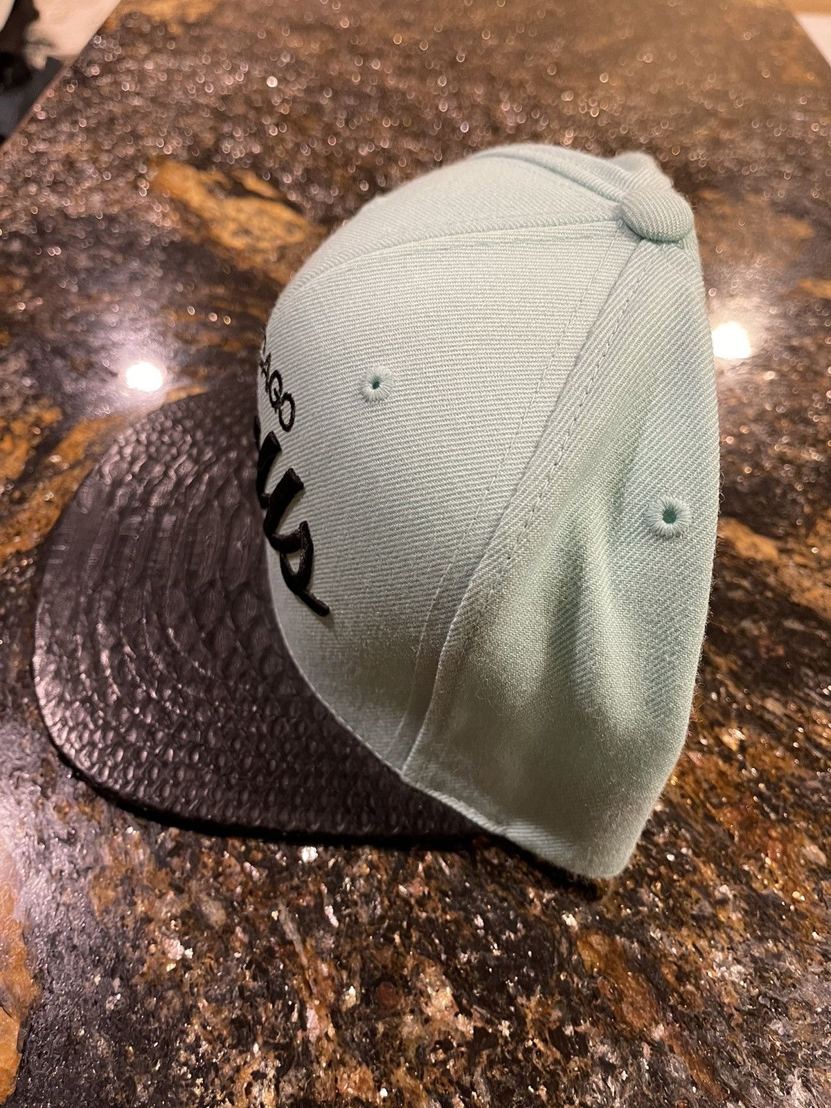 Just Don Just Don x Mitchell & Ness Chicago Bulls Mint Green Hat Size ONE SIZE - 7 Thumbnail