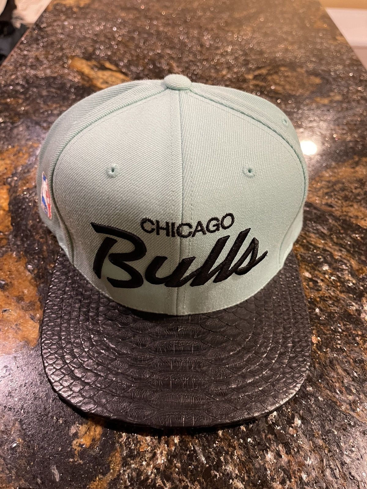 Just Don Just Don x Mitchell & Ness Chicago Bulls Mint Green Hat Size ONE SIZE - 4 Thumbnail