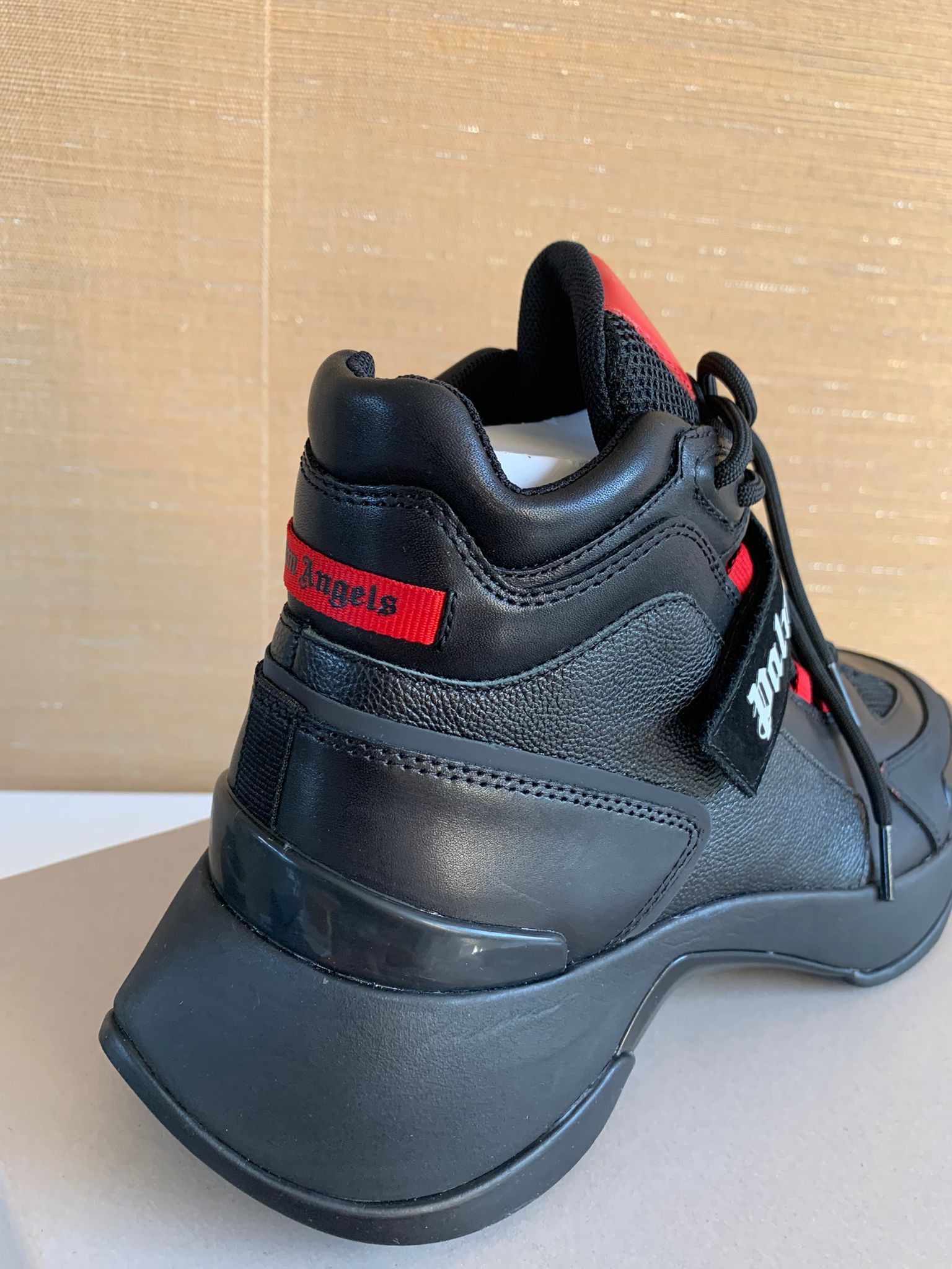Palm Angels High Recovery Sneakers in Black Red Size US 7 / EU 40 - 11 Thumbnail