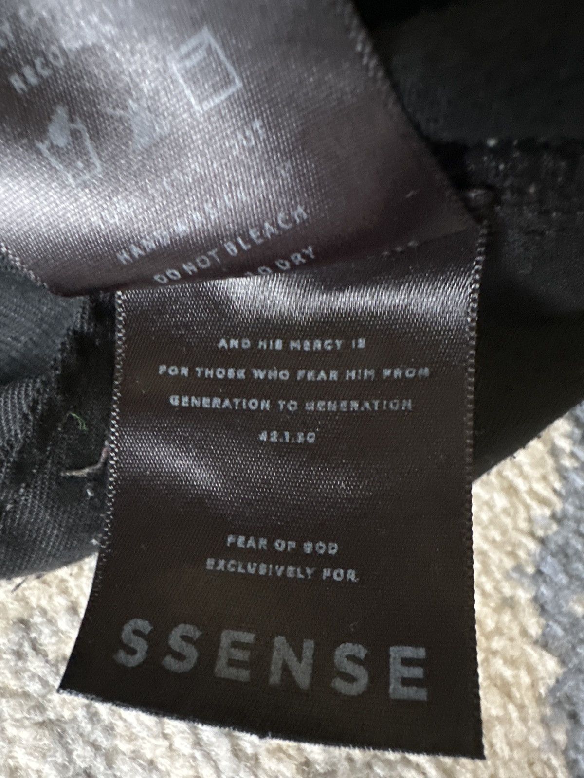 Fear of God × SSENSE Fear Of God X SSENSE Size US 35 - 6 Thumbnail