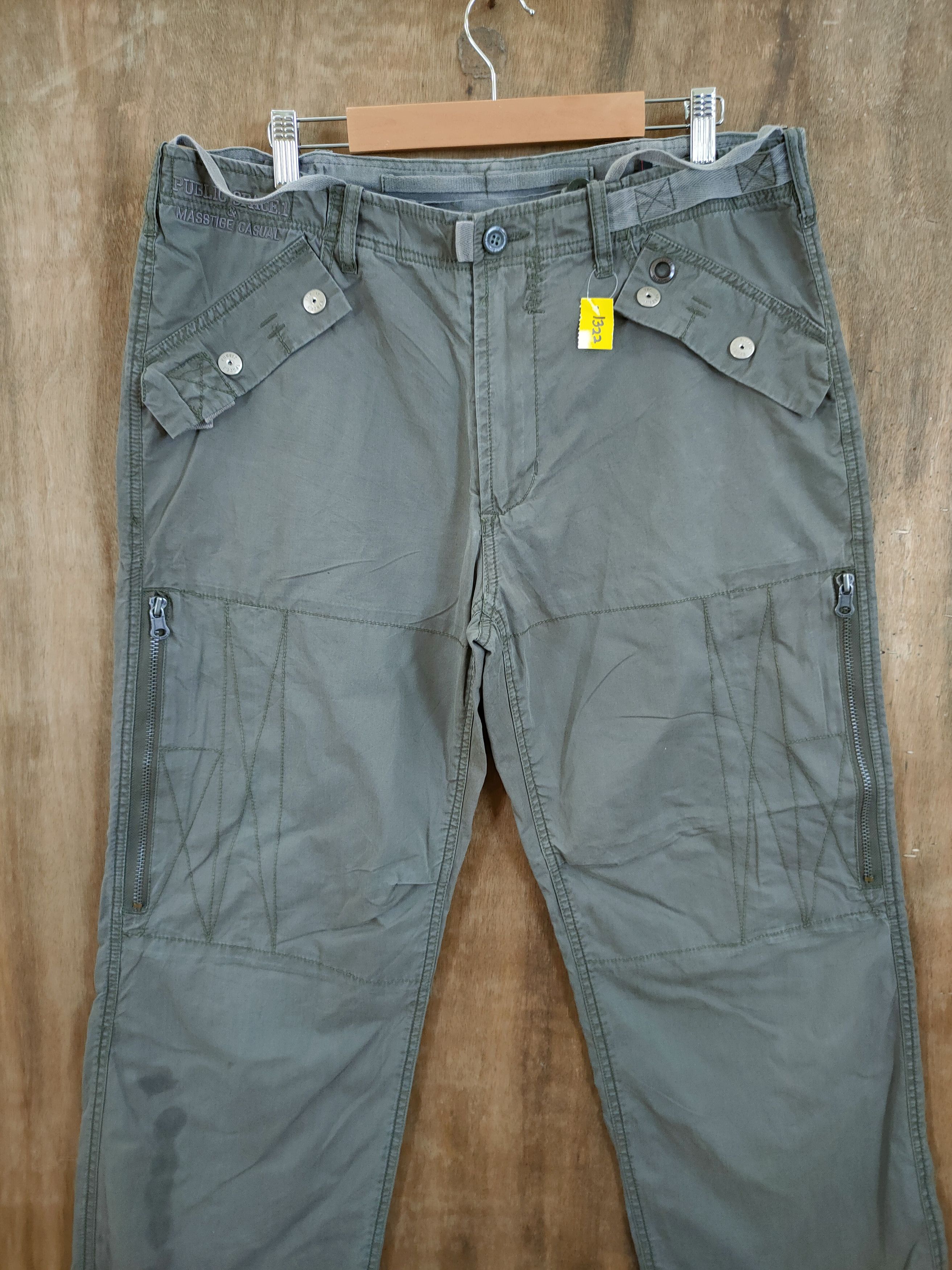 Grailed DL Public Space double knee multipocket cargo pants #1322 Size US 34 / EU 50 - 4 Thumbnail