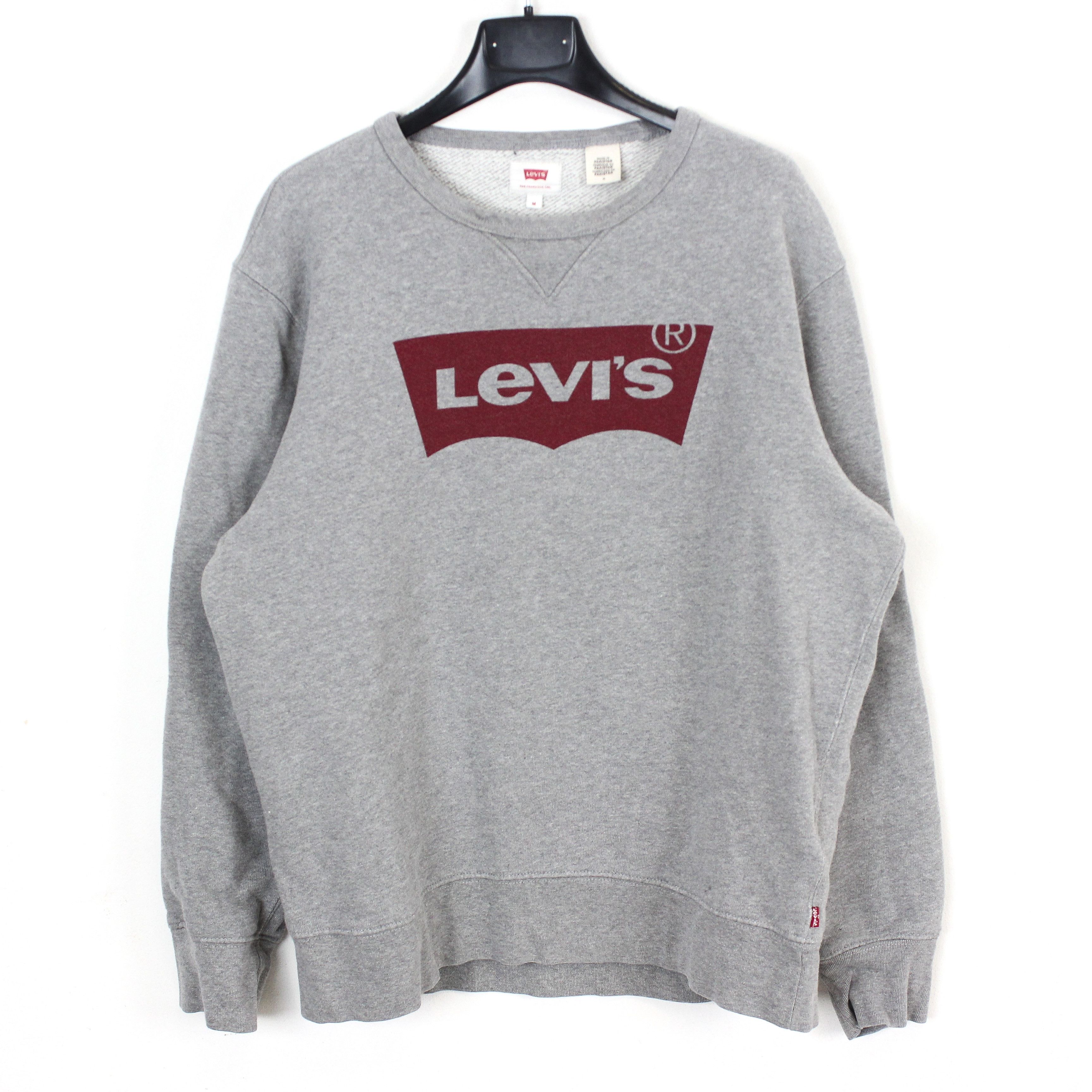 Levi's Pullover M Jumper Sweatshirt Sweater Crew Neck Cotton Top Size US M / EU 48-50 / 2 - 1 Thumbnail