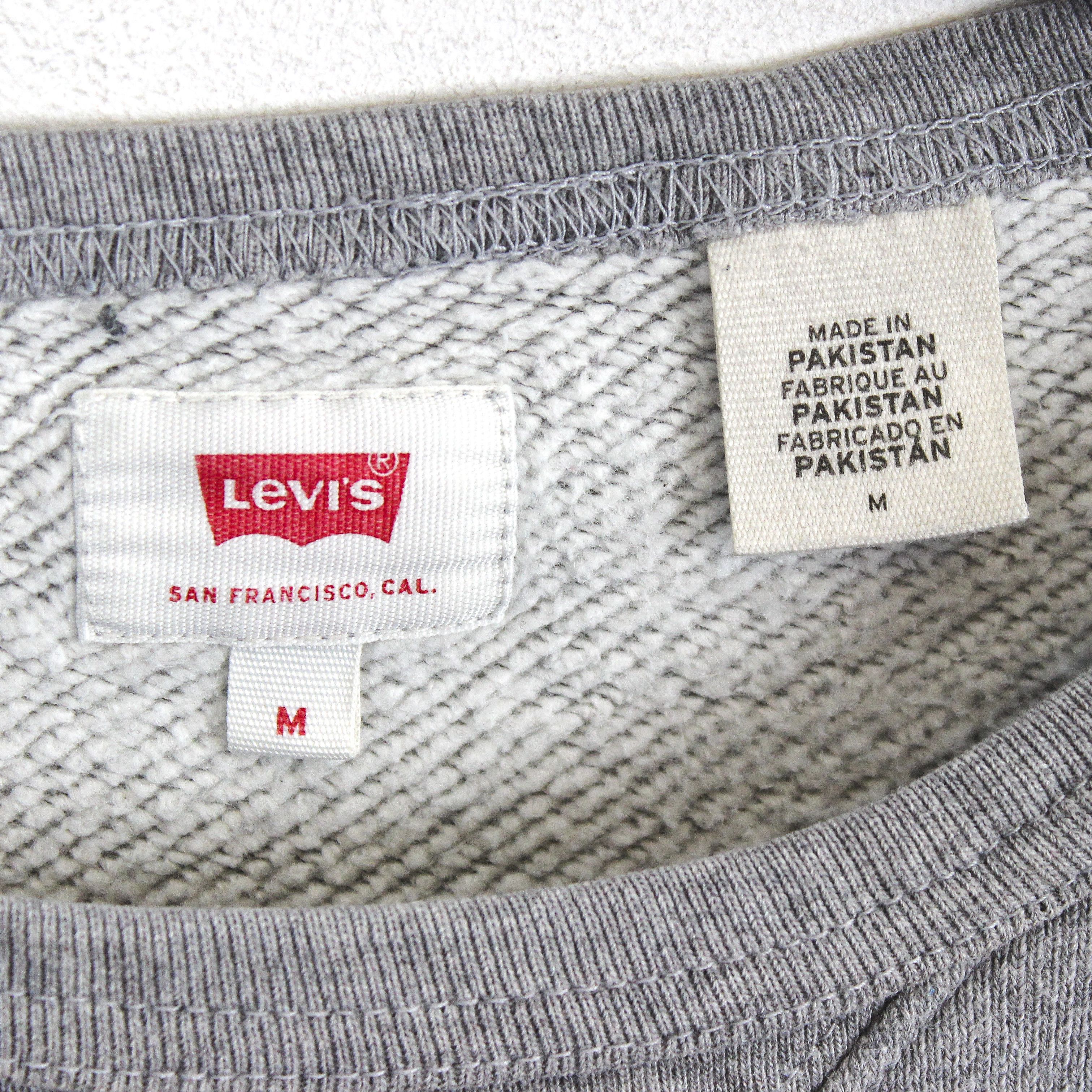 Levi's Pullover M Jumper Sweatshirt Sweater Crew Neck Cotton Top Size US M / EU 48-50 / 2 - 3 Thumbnail