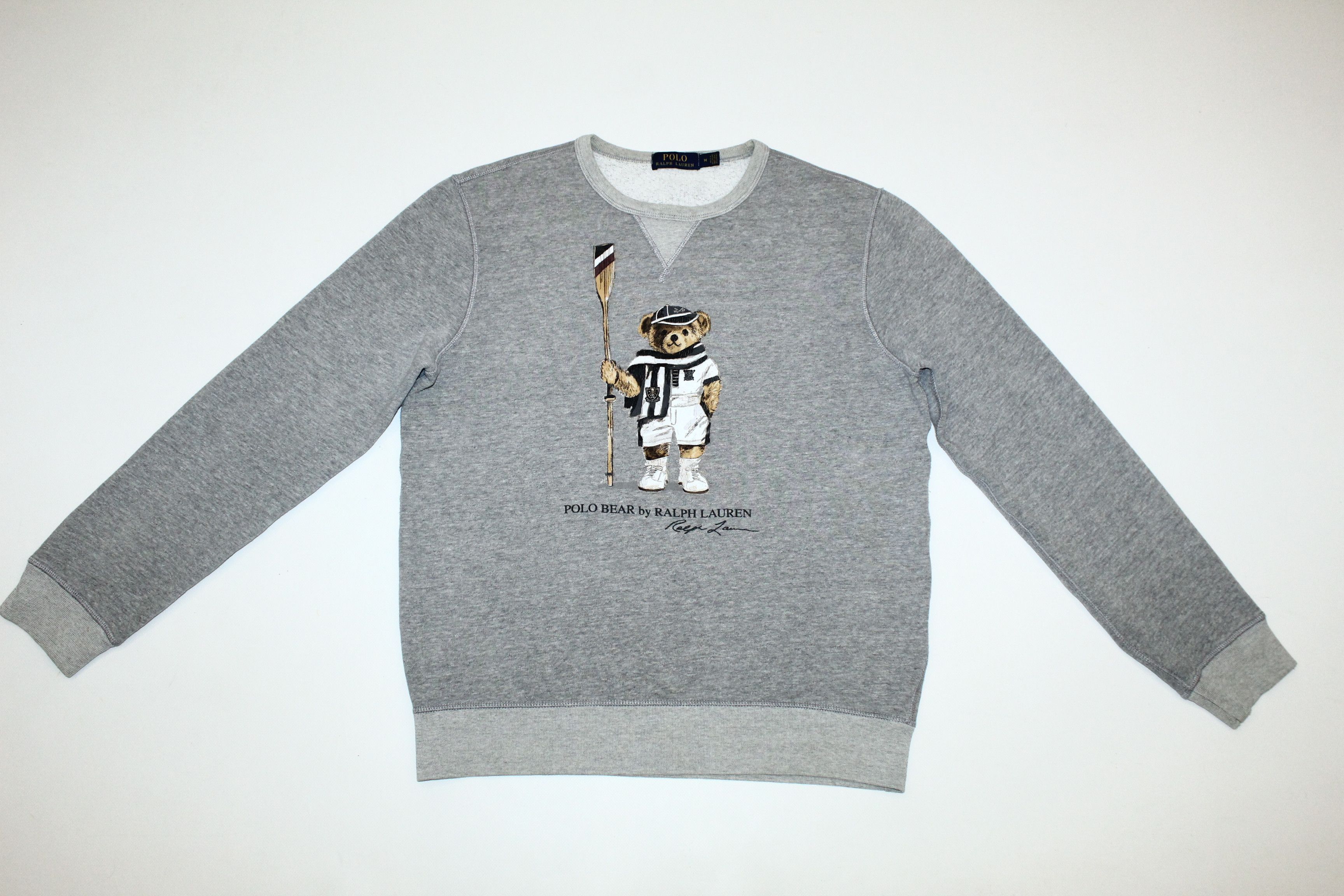 Polo Ralph Lauren 🔥 VTG 🔥 Polo Bear Ralph Lauren Crew Sweatshirt Size US M / EU 48-50 / 2 - 2 Thumbnail