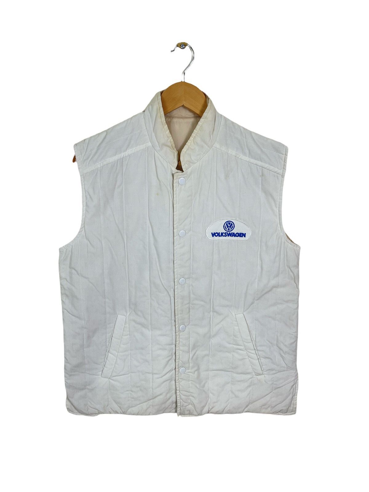 If Six Was Nine × Japanese Brand × Le Grande Bleu (L.G.B.) Vintage Volkswagen Embroidered Patches Vest Jacket Size US M / EU 48-50 / 2 - 1 Thumbnail