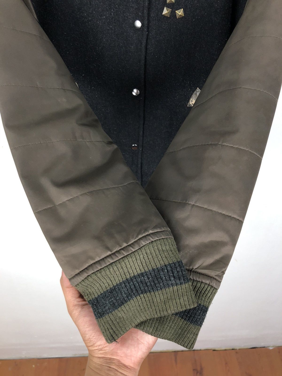 Japanese Brand × Uniqlo × Vintage Vintage Japanese Brand G.V.G.V Uniqlo Varsity Jacket Size US L / EU 52-54 / 3 - 3 Thumbnail