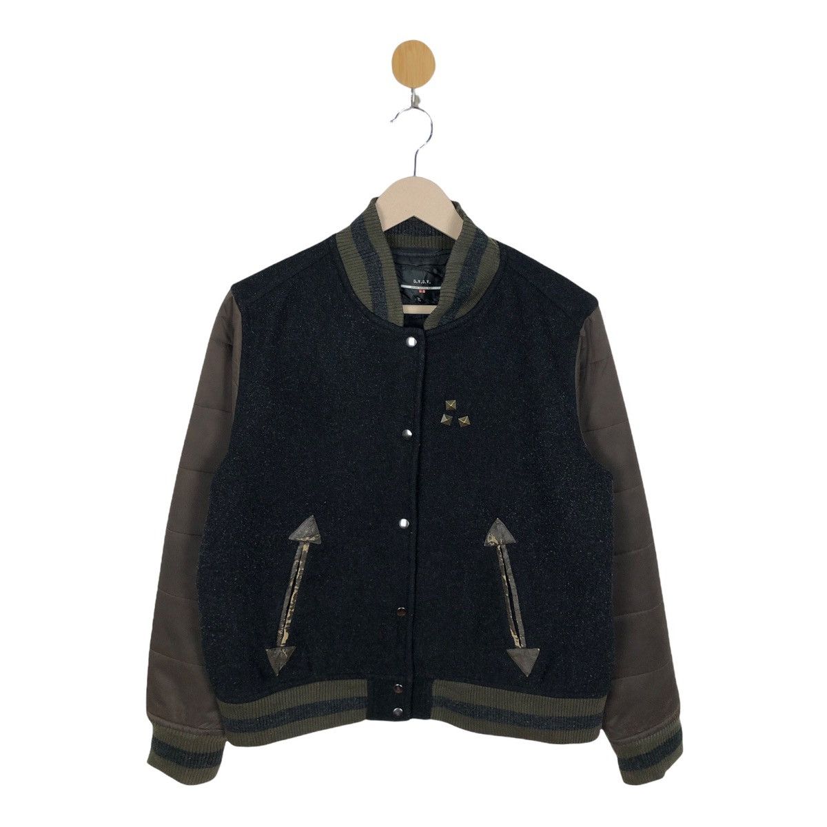Japanese Brand × Uniqlo × Vintage Vintage Japanese Brand G.V.G.V Uniqlo Varsity Jacket Size US L / EU 52-54 / 3 - 1 Thumbnail