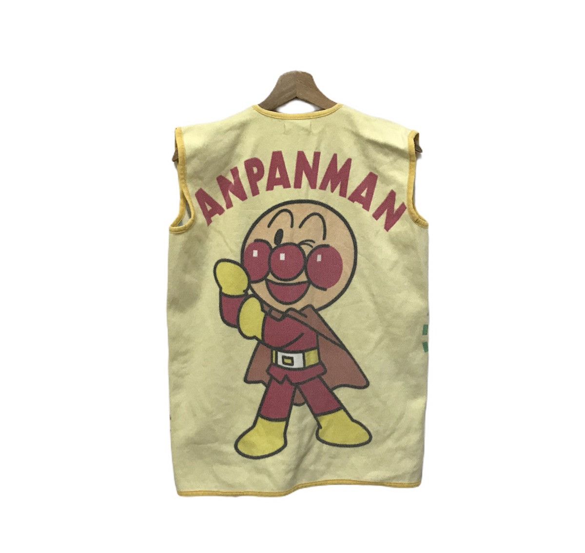 Anime × Japanese Brand Vintage Bandai Anpanman Japan Anime Full Print Fleece Vest Size US S / EU 44-46 / 1 - 1 Thumbnail