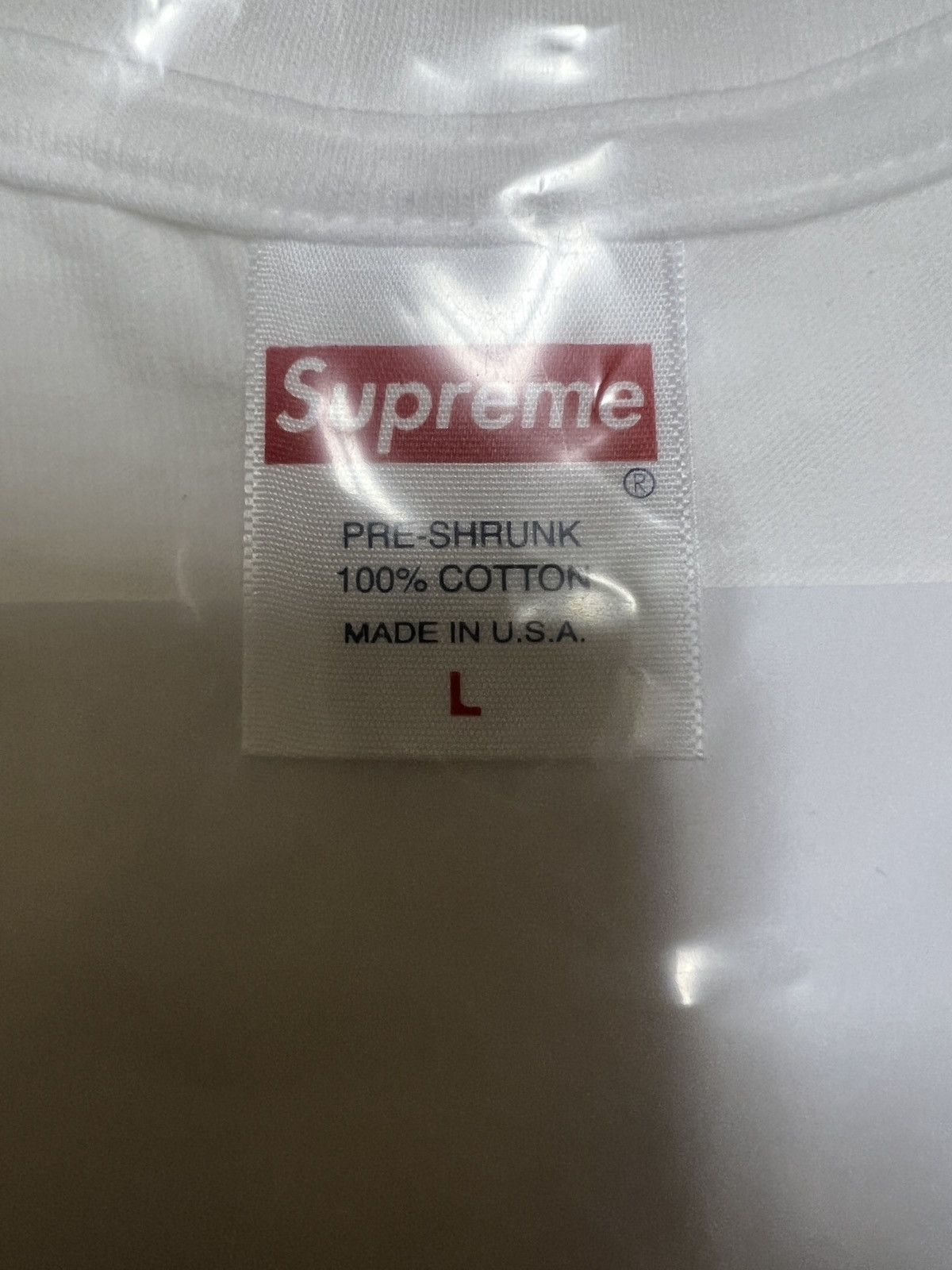 Supreme × Swarovski Swarovski Box Logo Tee Size US L / EU 52-54 / 3 - 4 Thumbnail