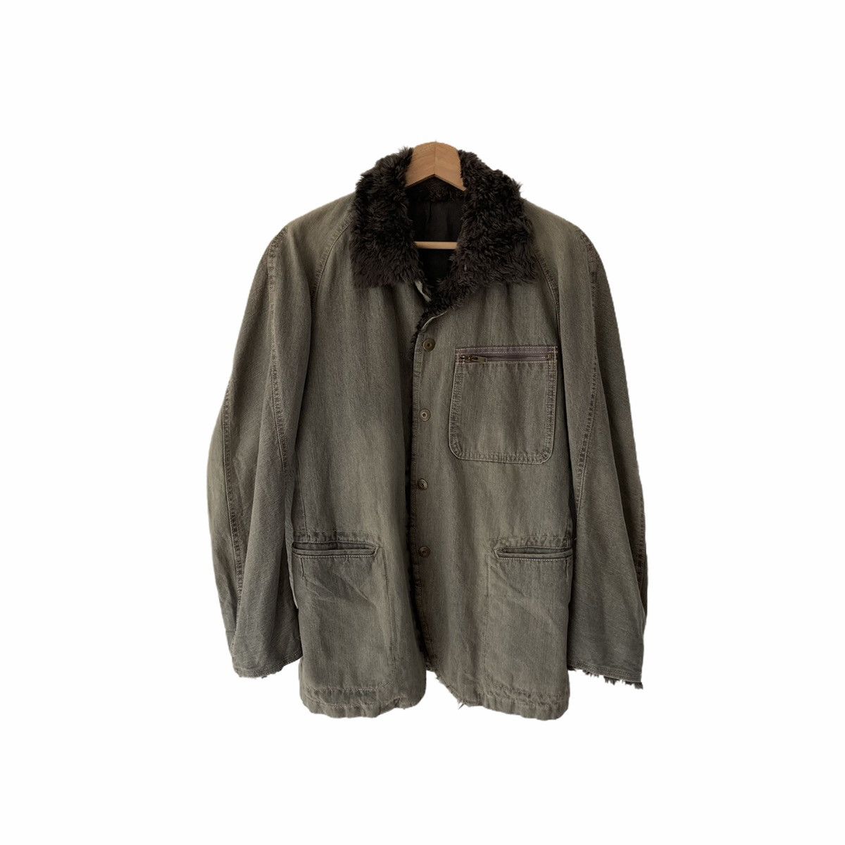 Comme Ca Ism Comme Ca Ism Denim Sherpa Jacket Size US S / EU 44-46 / 1 - 5 Thumbnail