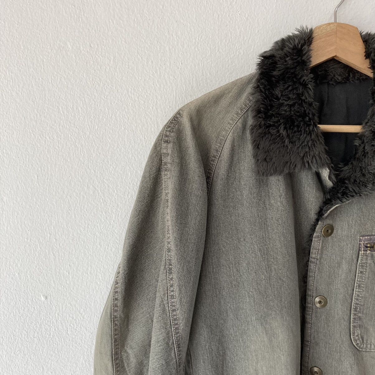 Comme Ca Ism Comme Ca Ism Denim Sherpa Jacket Size US S / EU 44-46 / 1 - 7 Thumbnail