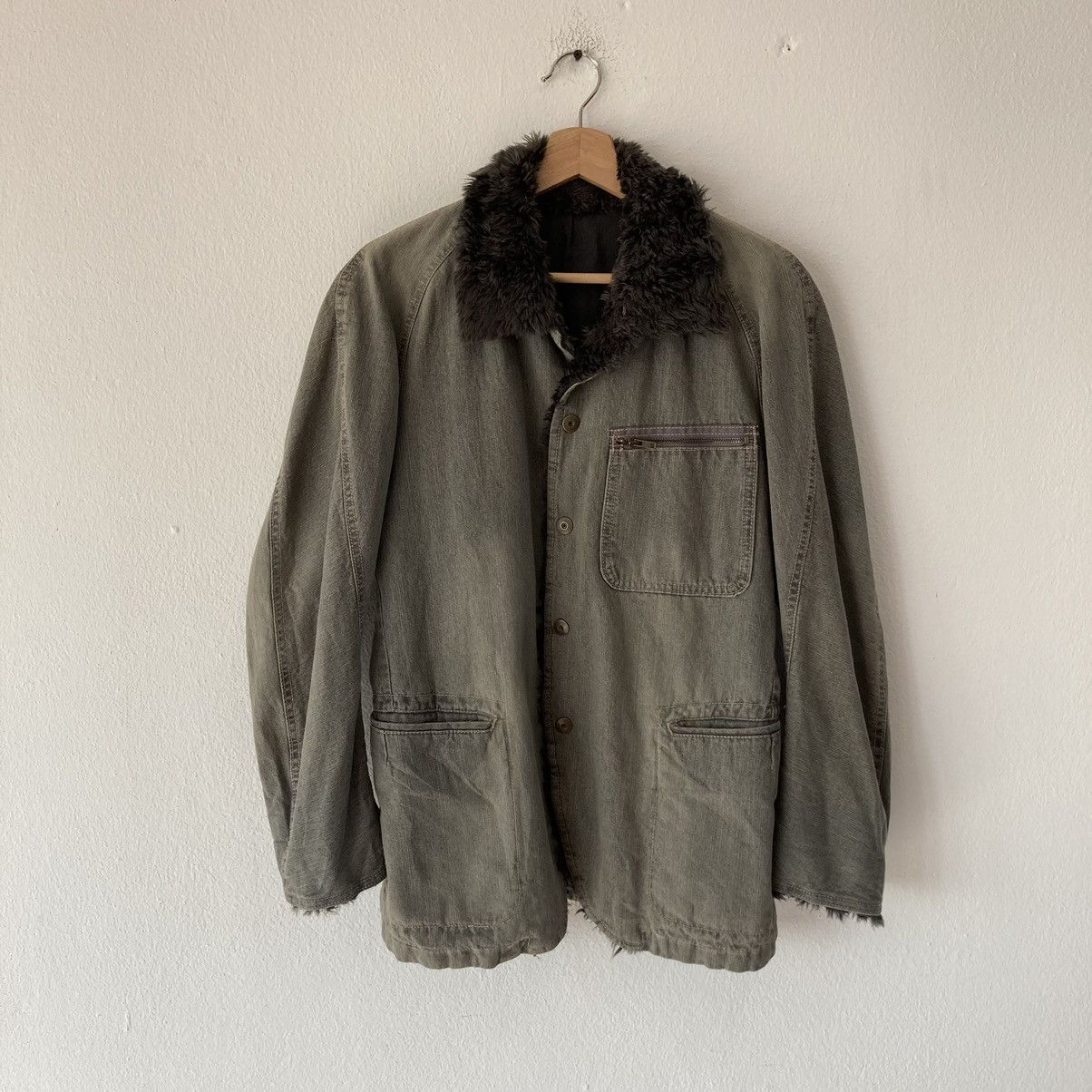 Comme Ca Ism Comme Ca Ism Denim Sherpa Jacket Size US S / EU 44-46 / 1 - 6 Thumbnail