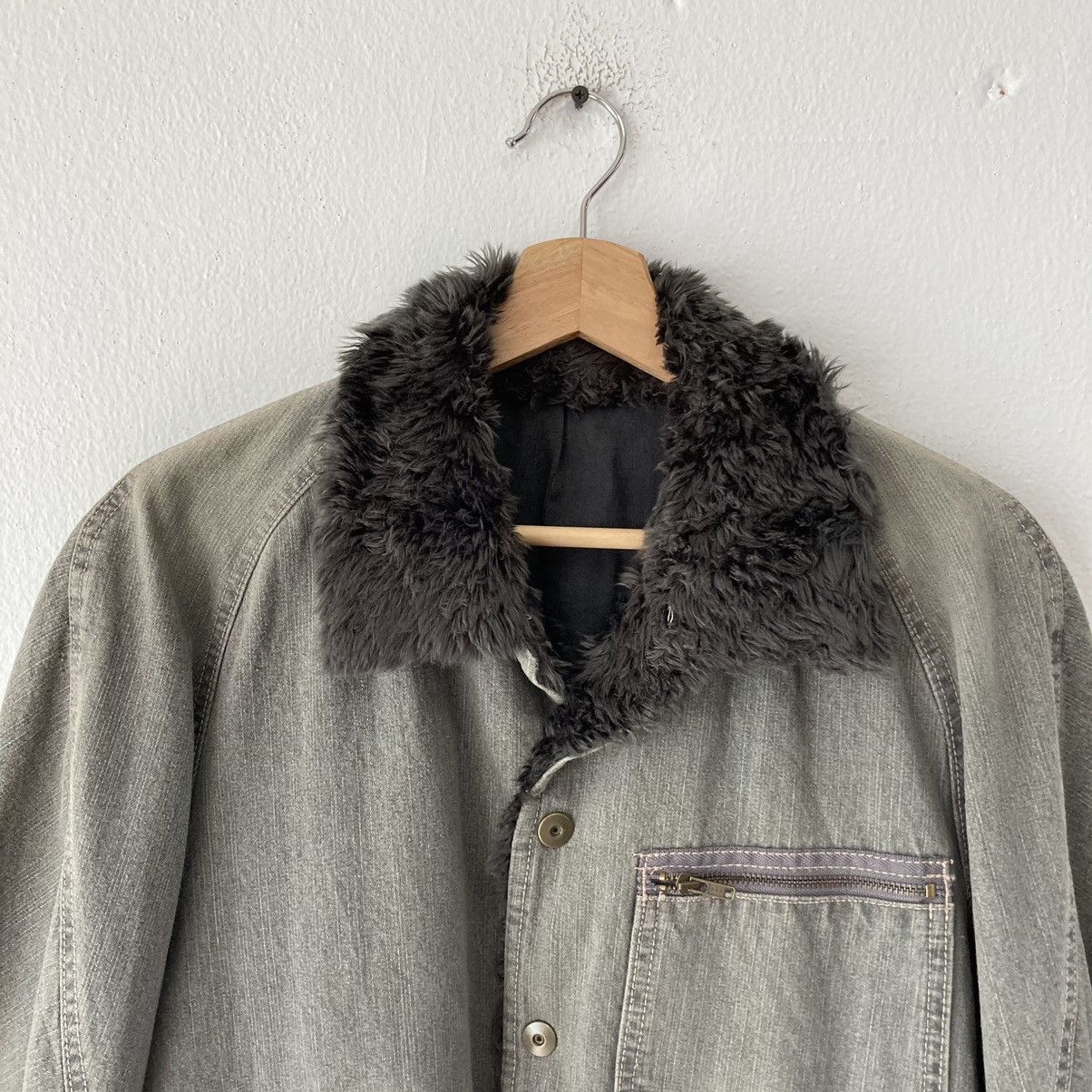 Comme Ca Ism Comme Ca Ism Denim Sherpa Jacket Size US S / EU 44-46 / 1 - 8 Thumbnail