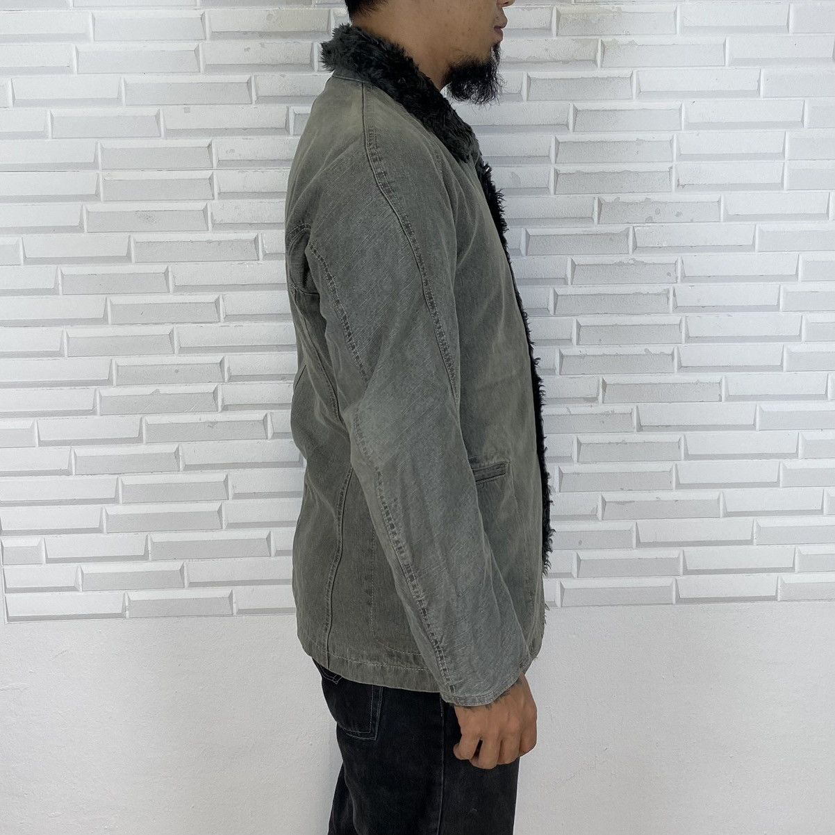 Comme Ca Ism Comme Ca Ism Denim Sherpa Jacket Size US S / EU 44-46 / 1 - 2 Thumbnail