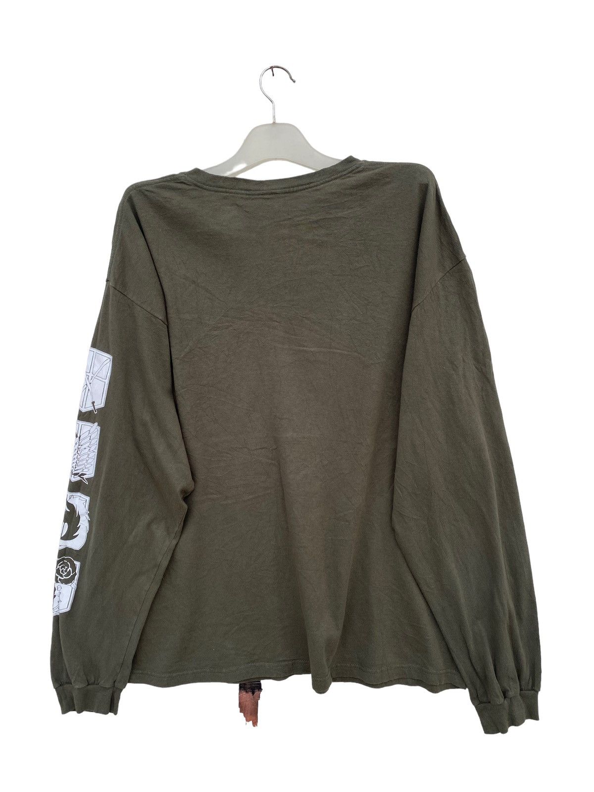 Anime Attack On Titan Long Sleeve Shirt Size US XXL / EU 58 / 5 - 2 Thumbnail