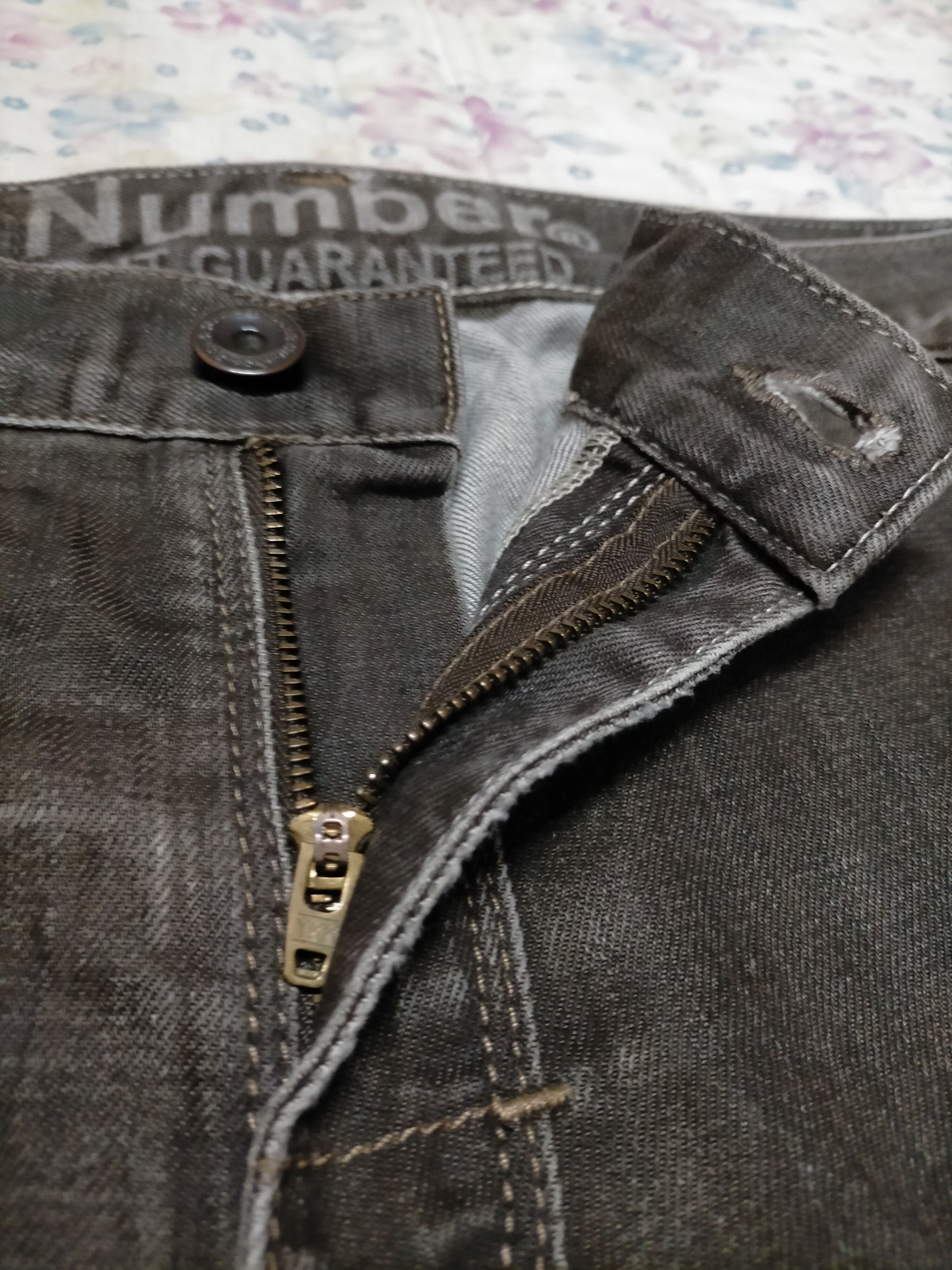 Hysteric Glamour Back Number Cargo Pants Denim Size US 33 - 14 Thumbnail