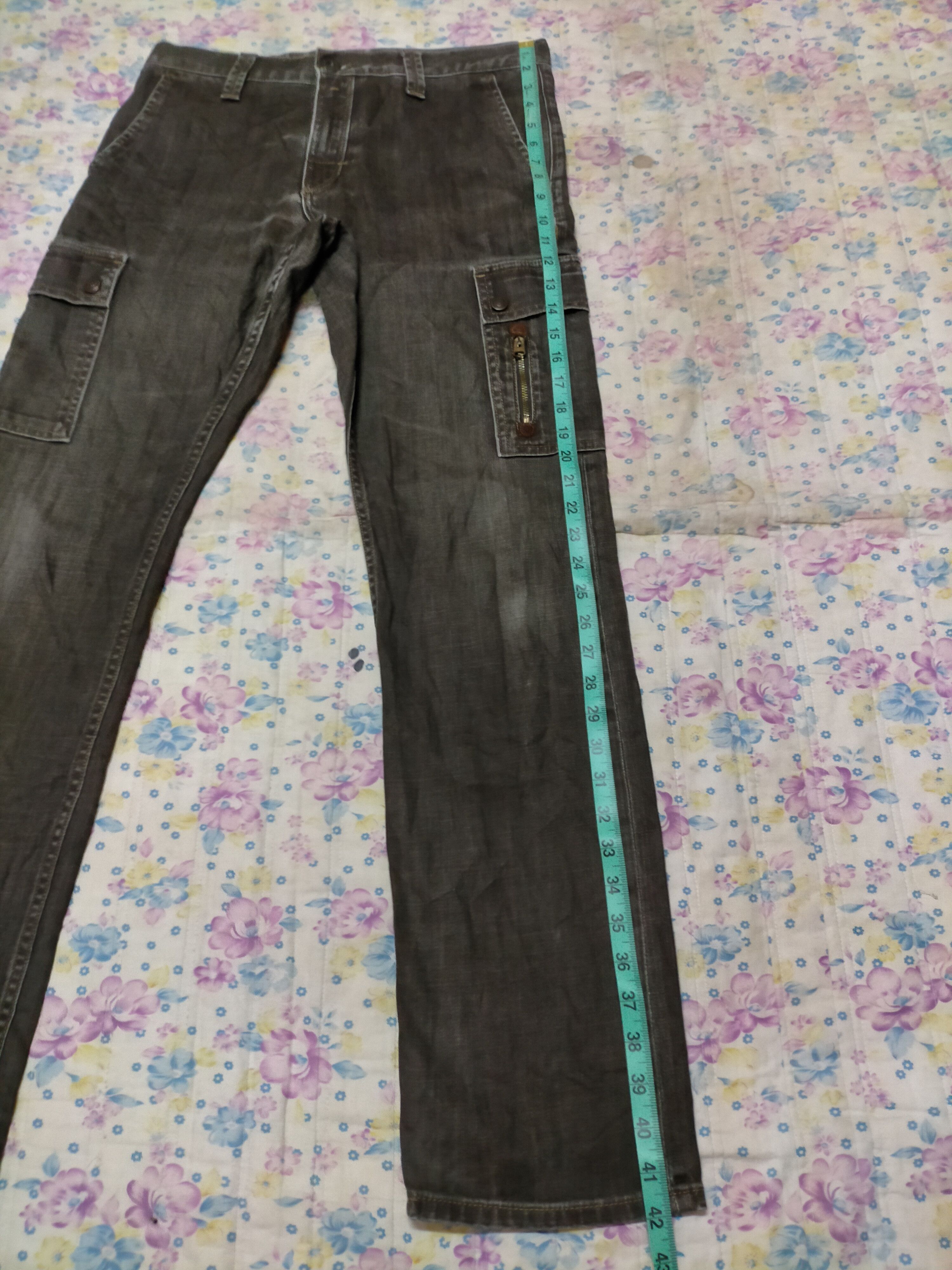 Hysteric Glamour Back Number Cargo Pants Denim Size US 33 - 18 Thumbnail