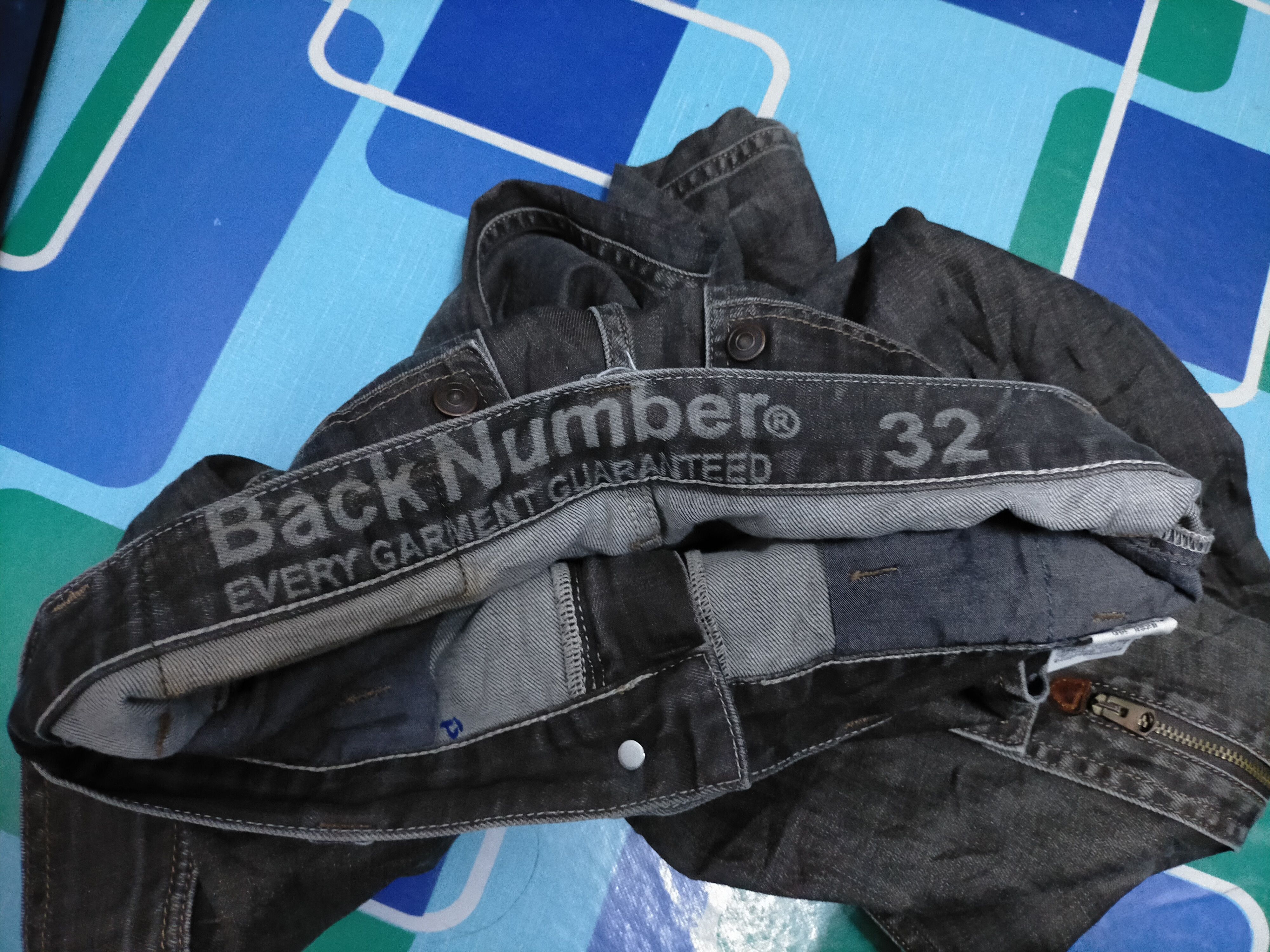 Hysteric Glamour Back Number Cargo Pants Denim Size US 33 - 19 Thumbnail