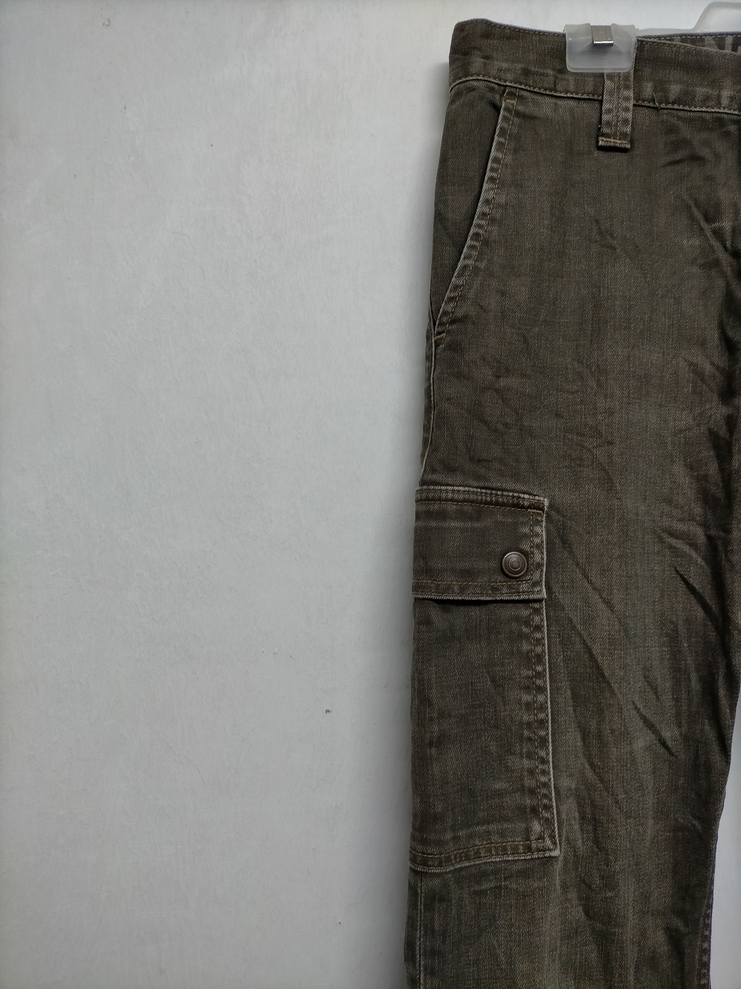 Hysteric Glamour Back Number Cargo Pants Denim Size US 33 - 11 Thumbnail