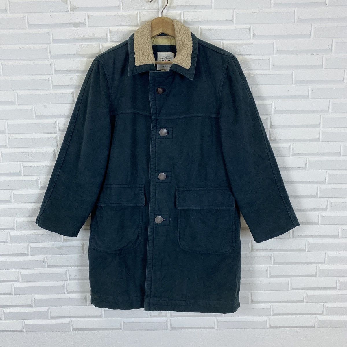 Van Van Jacket Inc Sherpa Button Up Long Jacket Size US M / EU 48-50 / 2 - 2 Thumbnail