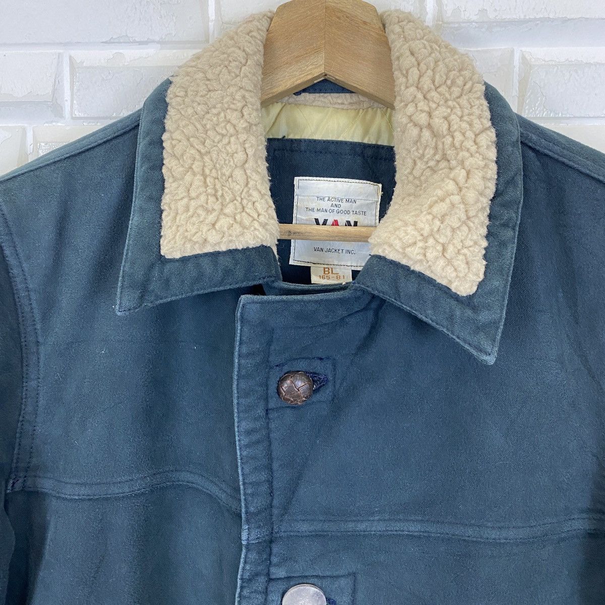 Van Van Jacket Inc Sherpa Button Up Long Jacket Size US M / EU 48-50 / 2 - 9 Thumbnail
