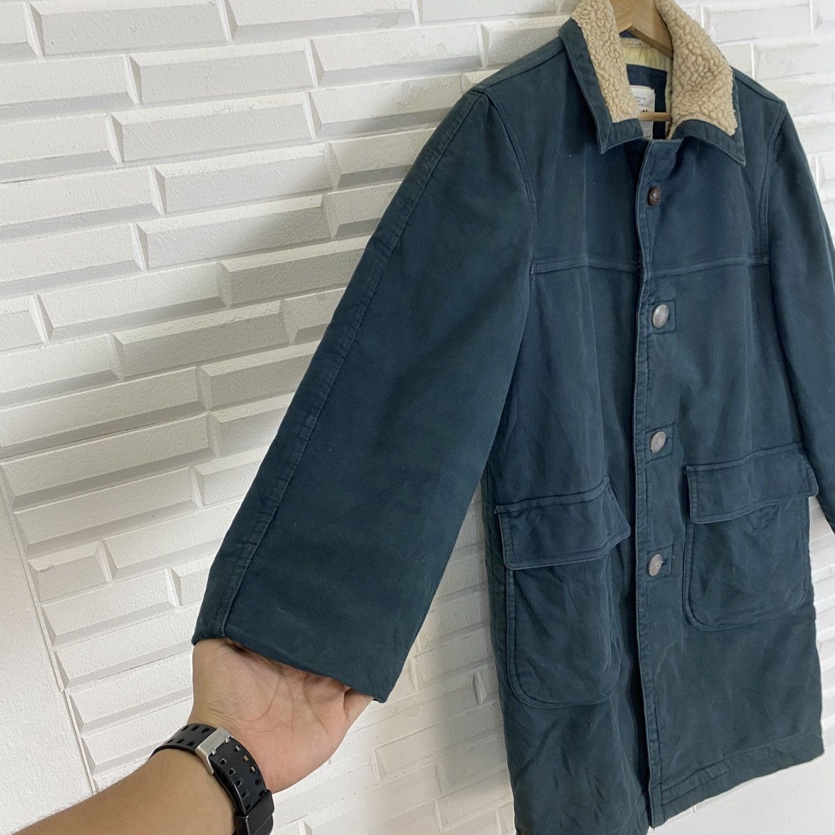 Van Van Jacket Inc Sherpa Button Up Long Jacket Size US M / EU 48-50 / 2 - 7 Thumbnail