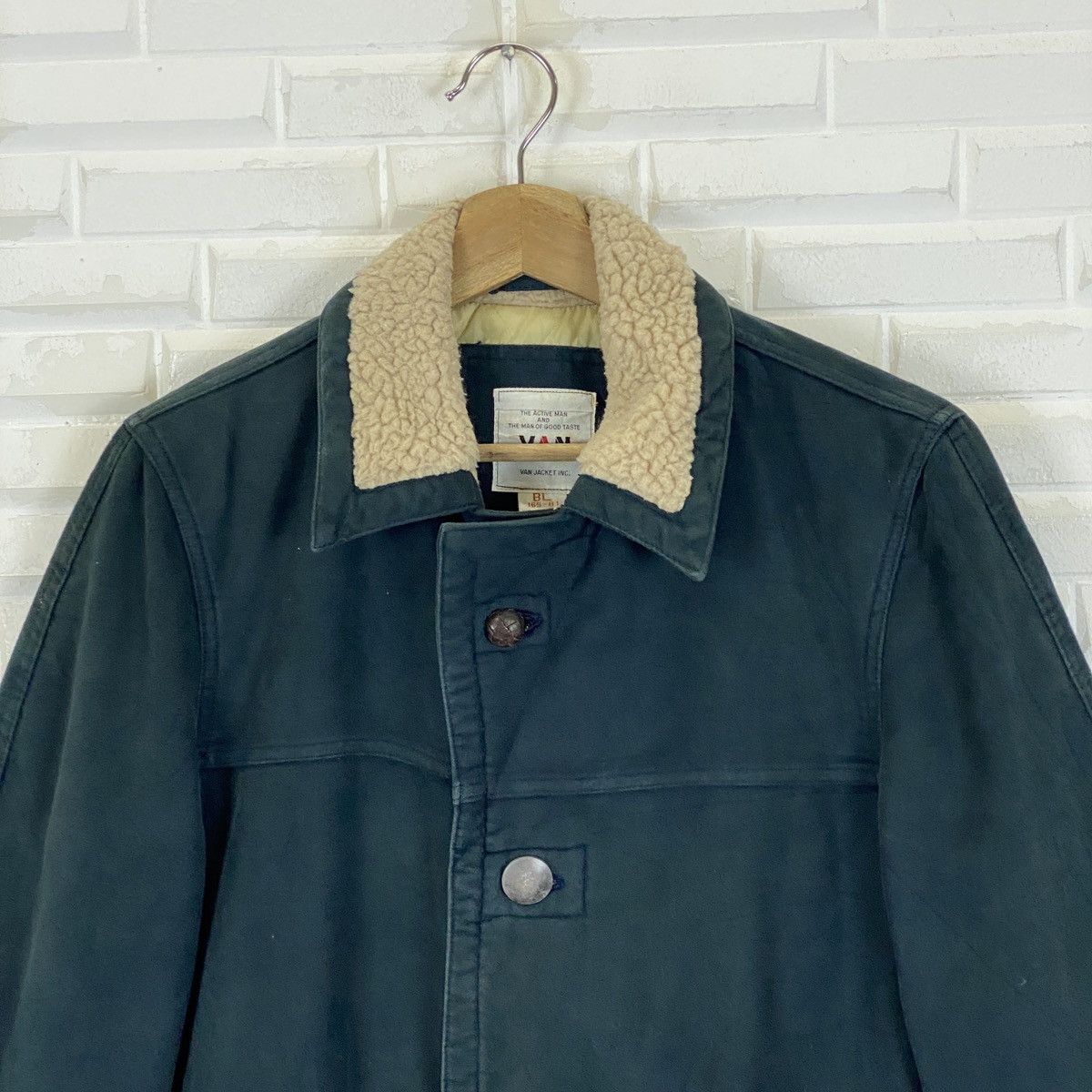 Van Van Jacket Inc Sherpa Button Up Long Jacket Size US M / EU 48-50 / 2 - 4 Thumbnail