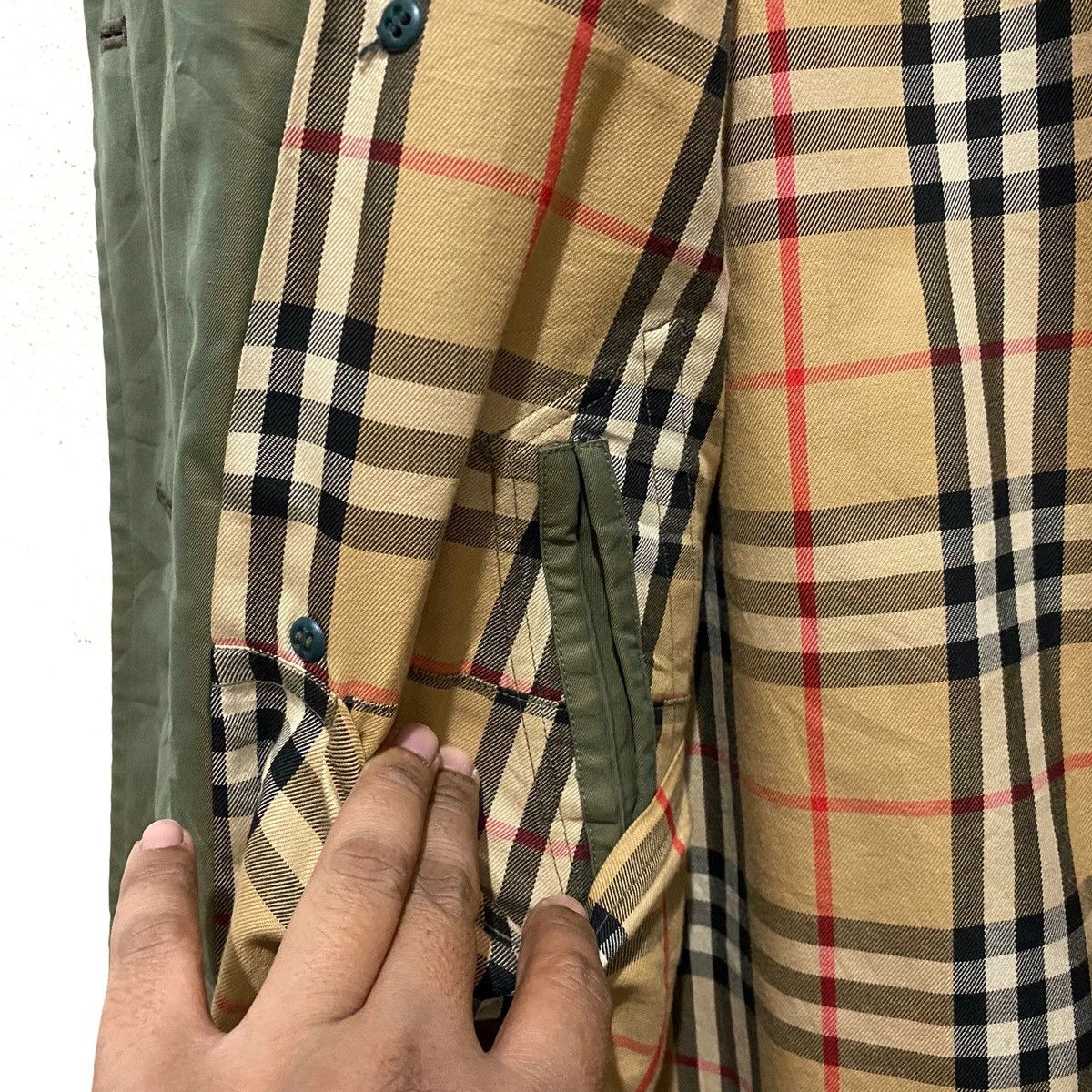 Burberry Vintage BURBERRYs' Nova Check Classic Trench Coat Size US M / EU 48-50 / 2 - 8 Thumbnail